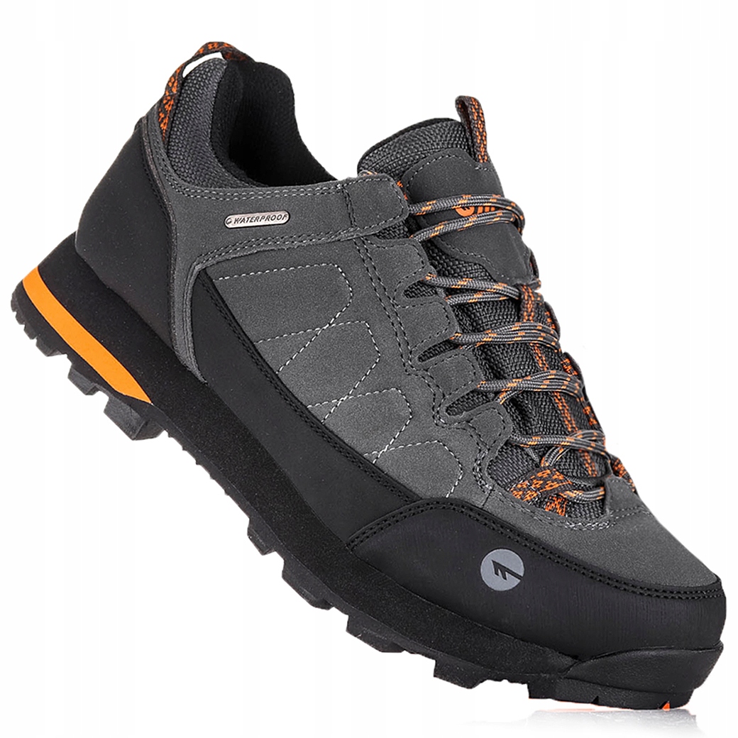 Pánské sportovní boty Hi-tec Gelen II Low Wp Dark Grey