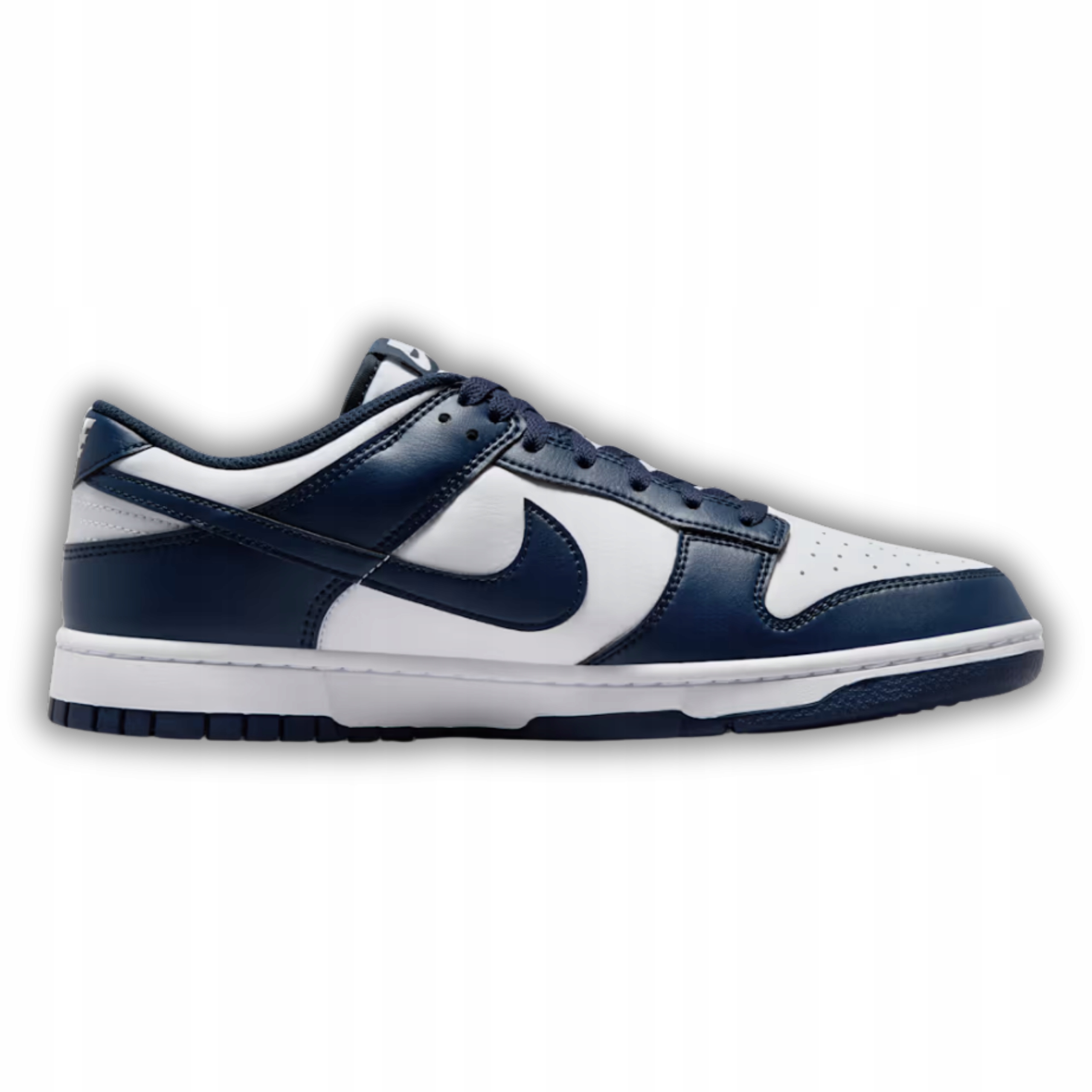 Boty Nike Dunk Low Retro Pánské Bílo-modré kožené tenisky 42,5