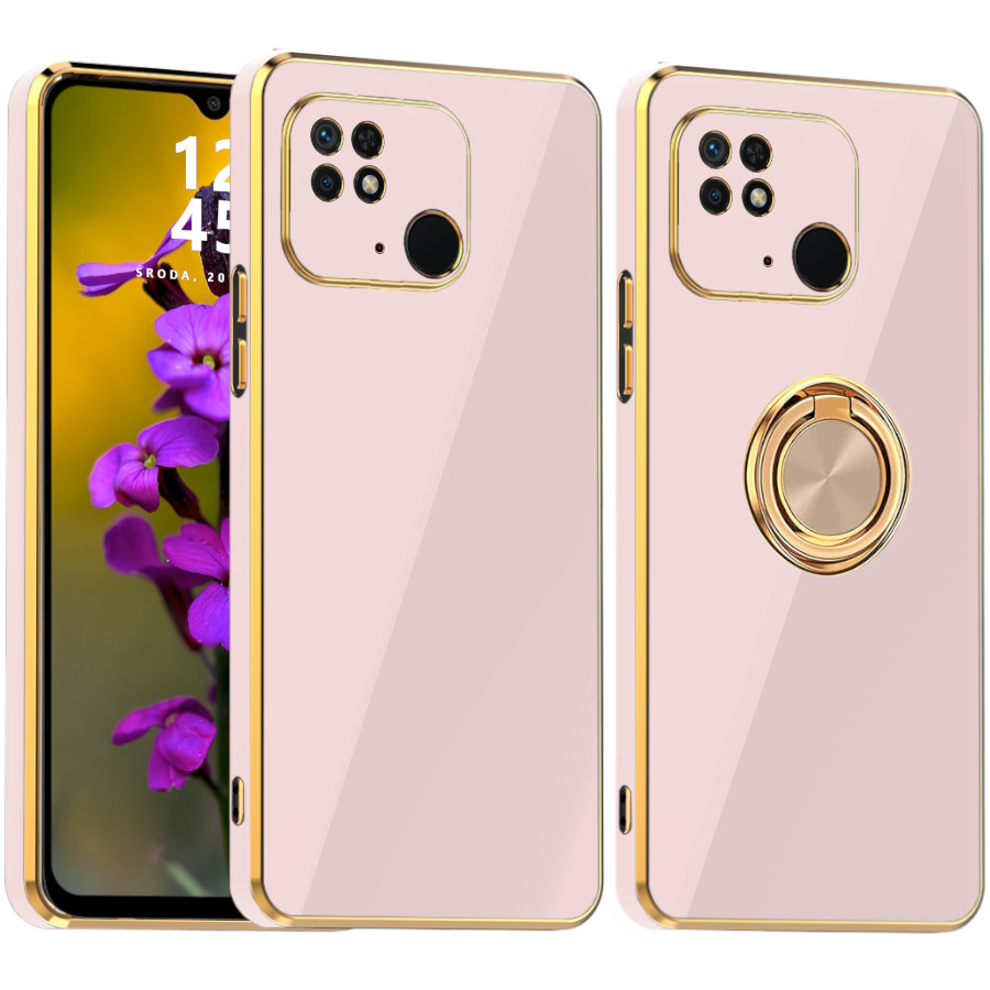 

Etui do Redmi 10C Silicone Glamour Ring