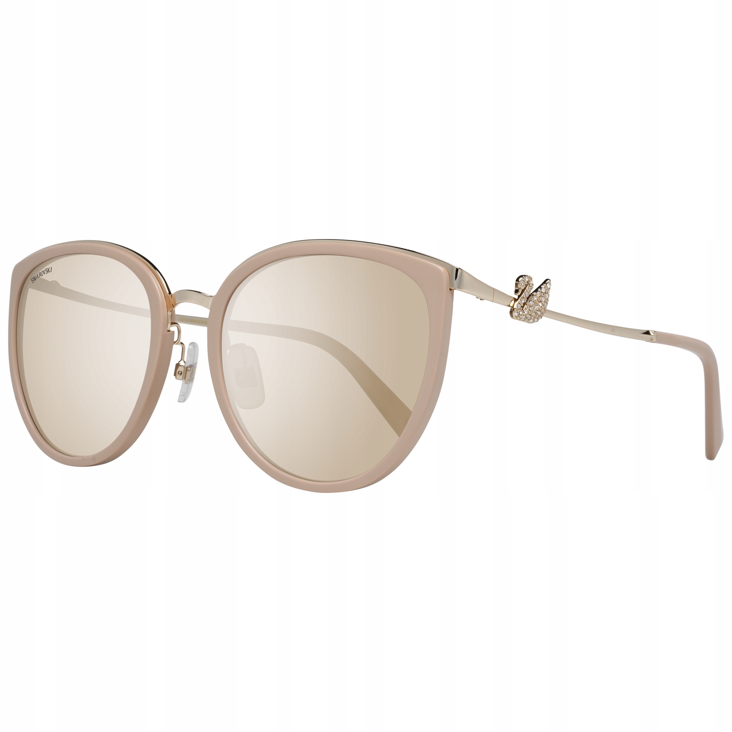 

Okulary damskie Swarovski SK0247-K Lustrzanki Gold