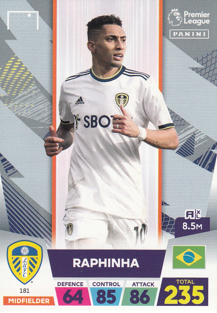 Premier League 2023 Base Card Raphinha 181