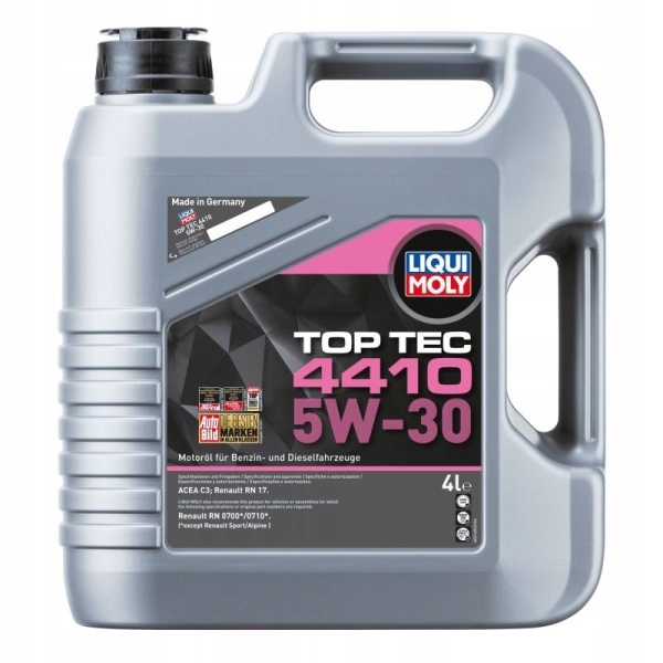 Olej Liqui Moly 5W30 4L Top Tec 4410 C3 R