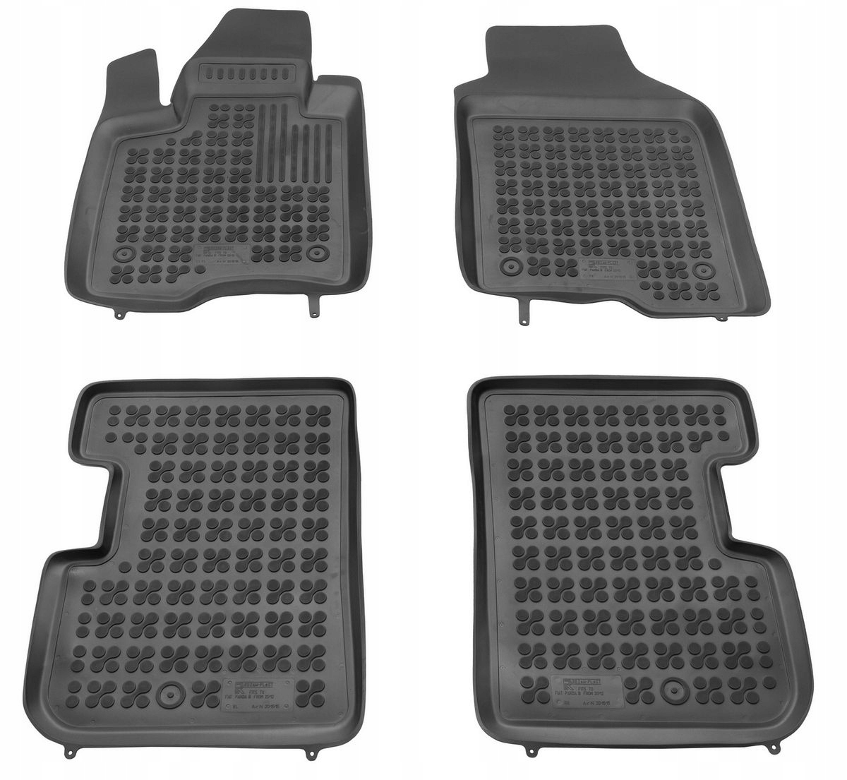 Gumové autokoberce Fiat Panda III, 2012- ,