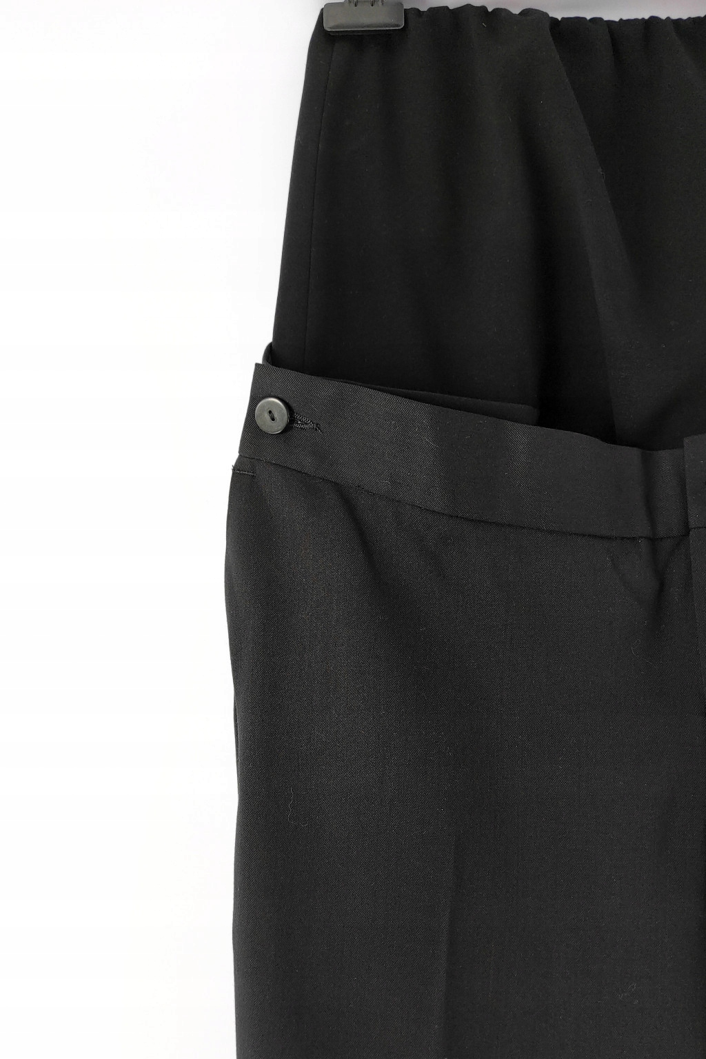 CIĄŻOWE BLACK SPODNIE 38 Marka Zara