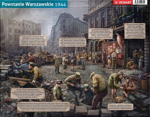 

Powstanie Warszawskie 1944 Puzzle Demart 72 El.