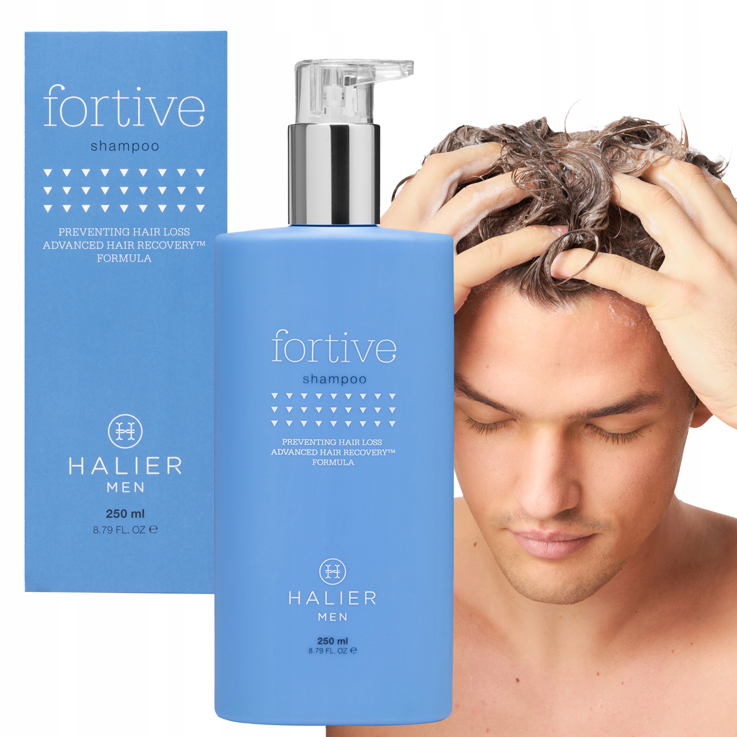 Šampon na vlasy pro muže proti vypadávání vlasů Halier Fortive