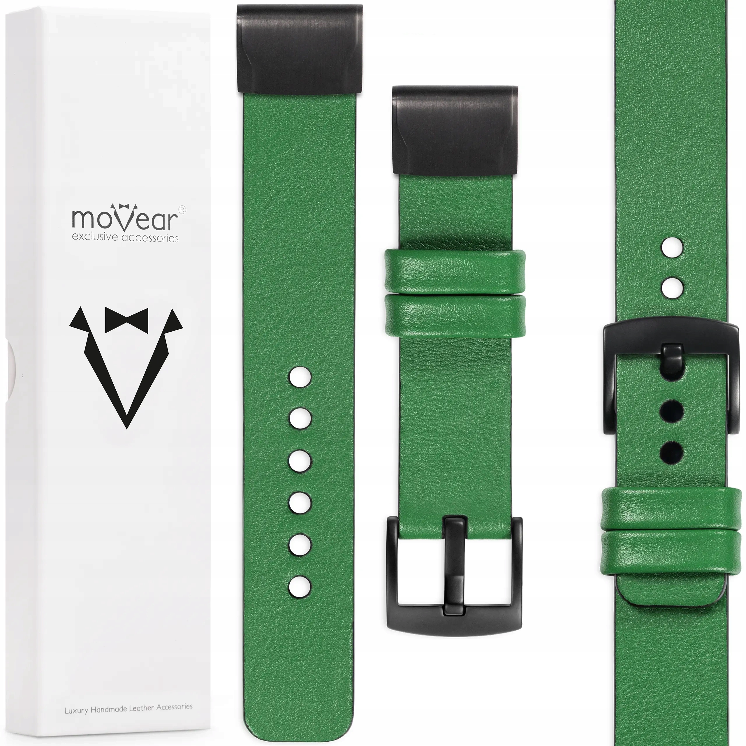 Pásek pro QuickFit 26 Garmin Fenix 8X 7X 6X 5X 3, exkluzivní kožený