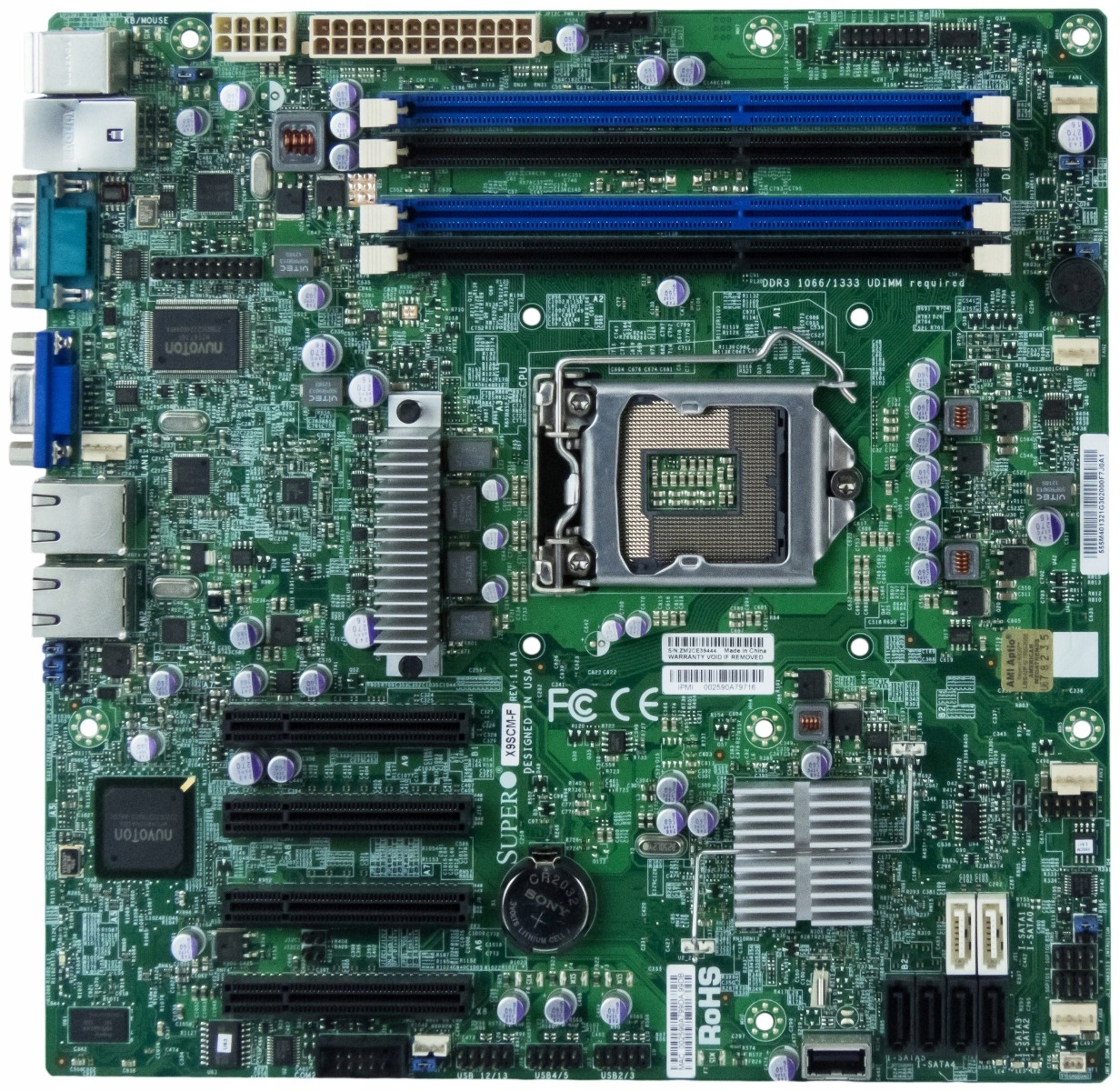 Supermicro X9SCM-F DDR3 LGA1155