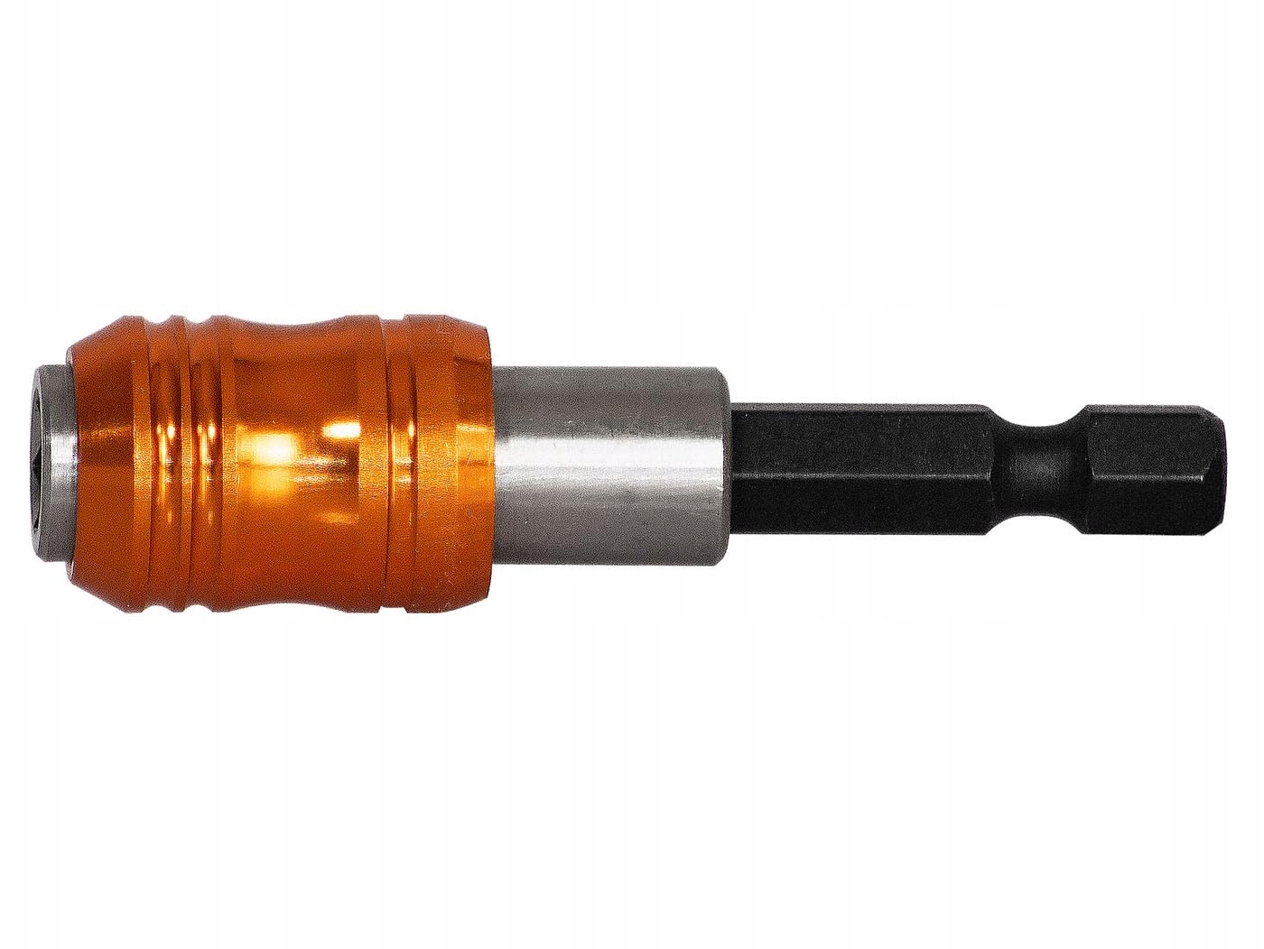 UCHWYT DO BITÓW GROTÓW AUTOMATYCZNY MAGNETYCZNY 1/4" HEX 60 MM PRZEDŁUŻKA Długość bitu 60mm