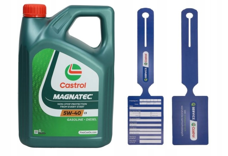 Olej silnikowy Castrol Magnatec 5W40 C3 4L Zawieszka Olejowa