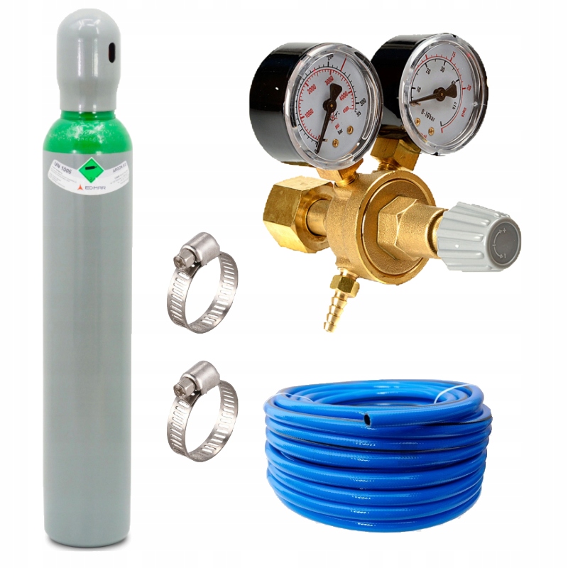 Butla MIX Argon/CO2 8l 150bar Mig z reduktorem