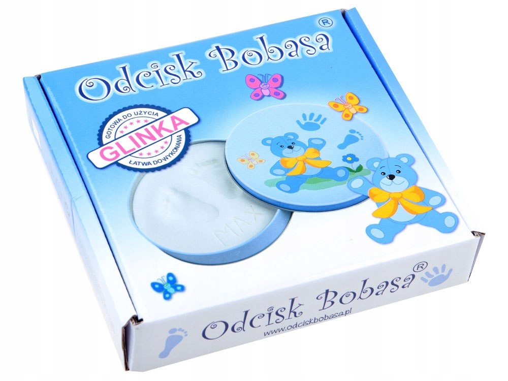 odcisk bobasa rączki pamiątka + glinka | ZA4025 NI — 5