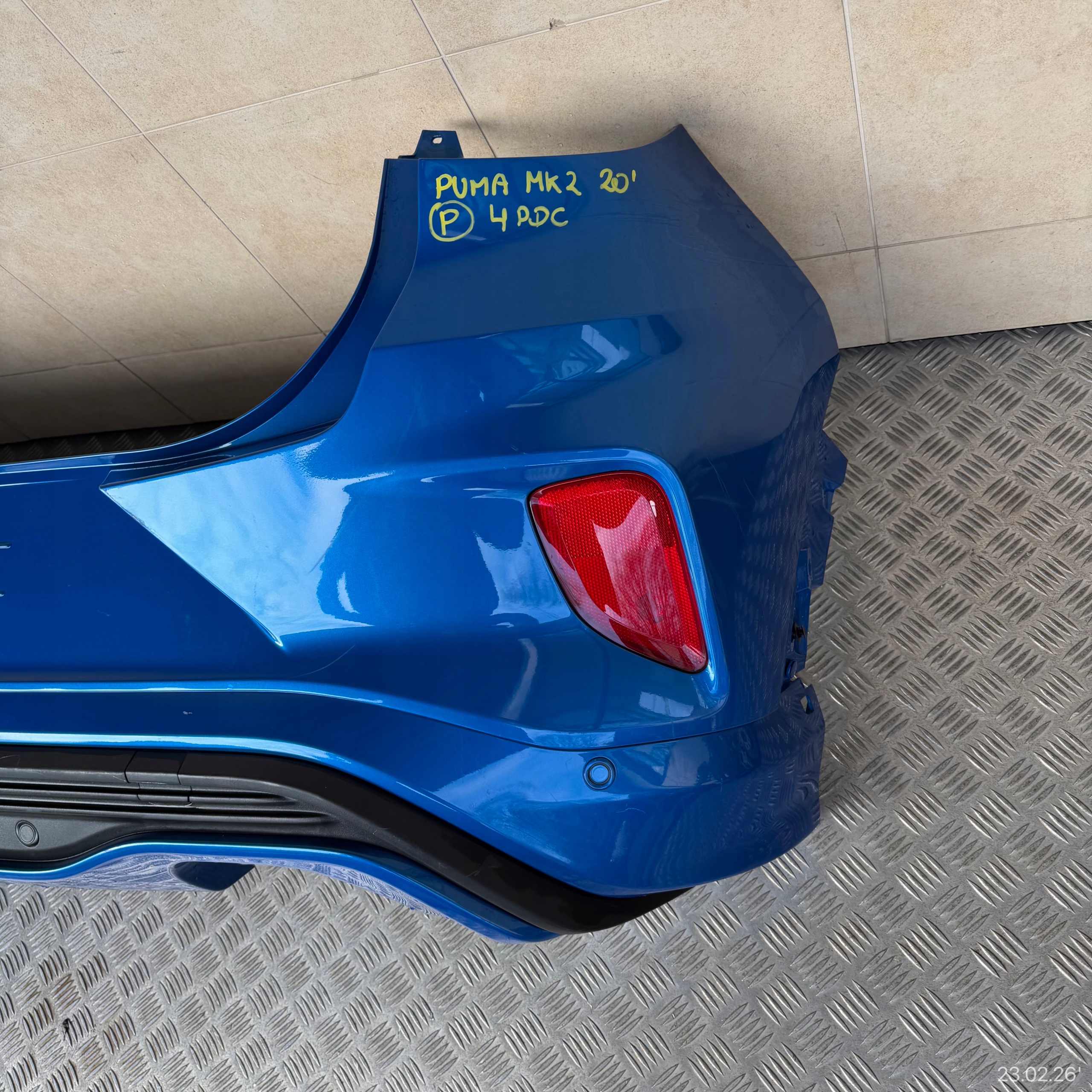 bumper rear complete FORD PUMA II MK2 ST-LINE 2020 ROK 4 PDC
