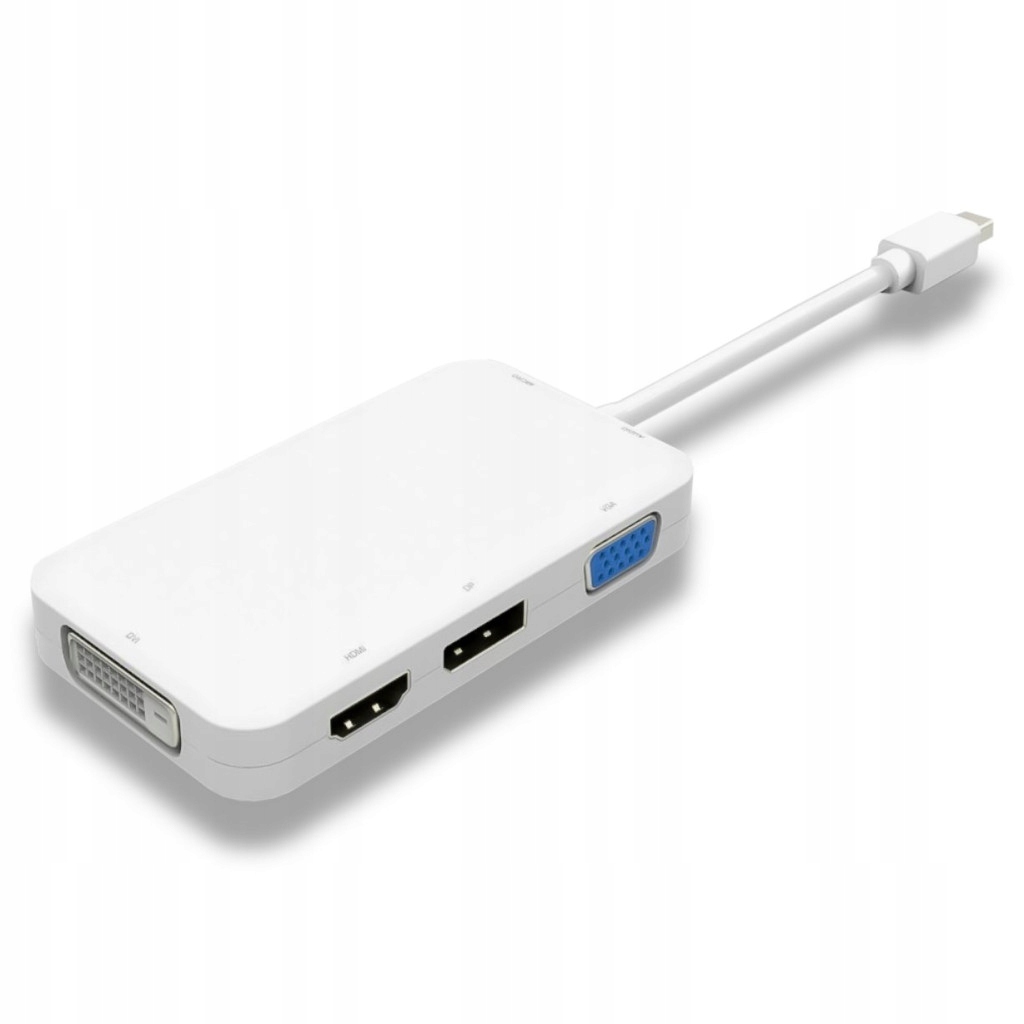 Adapter mini DisplayPort - DP + HDMI + DVI + VGA, 1080p, 4K*2K