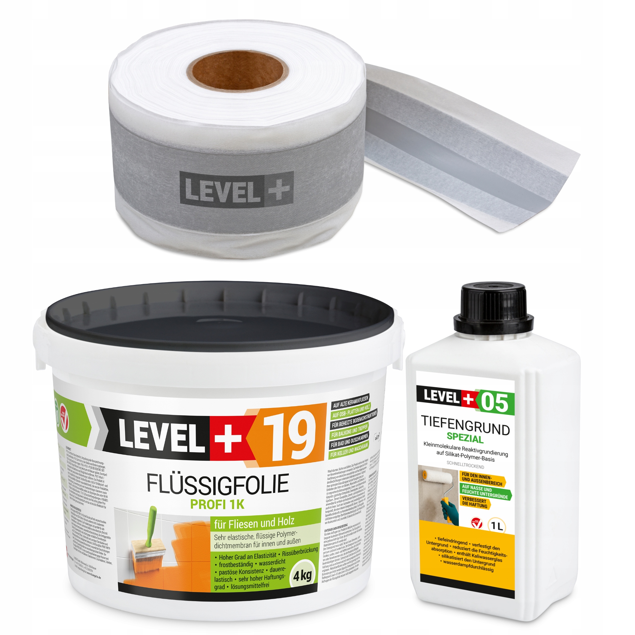 Fólie 4 kg Hydroizolace Grunt 1 l Páska 5 m