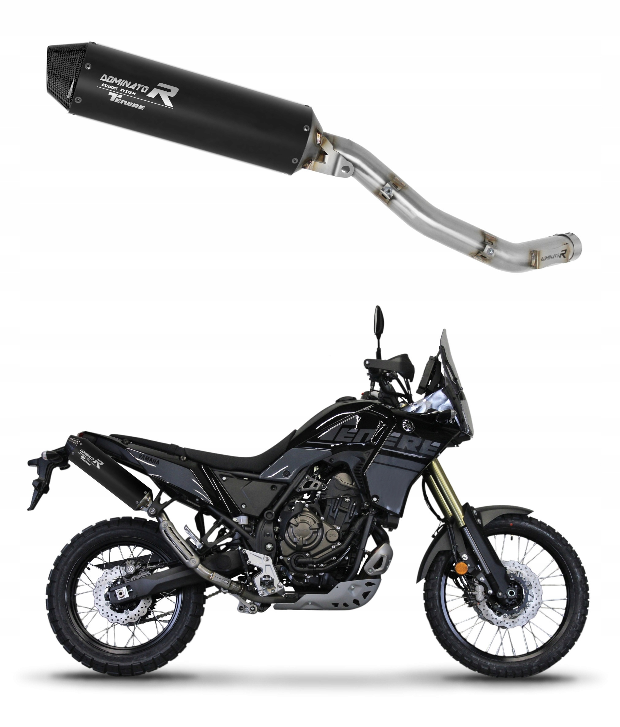 YA115DEBL-S - Tenere 700 2019-2020 глушник MX2 BLACK DOMINATOR