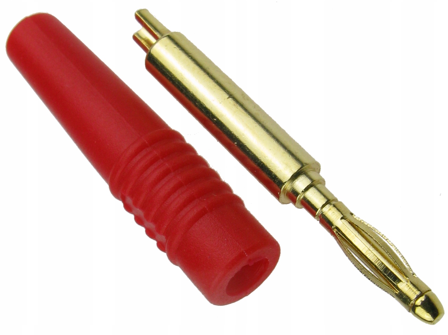 

Wtyk bananowy 2mm spręż. okrągły czerwony /3519