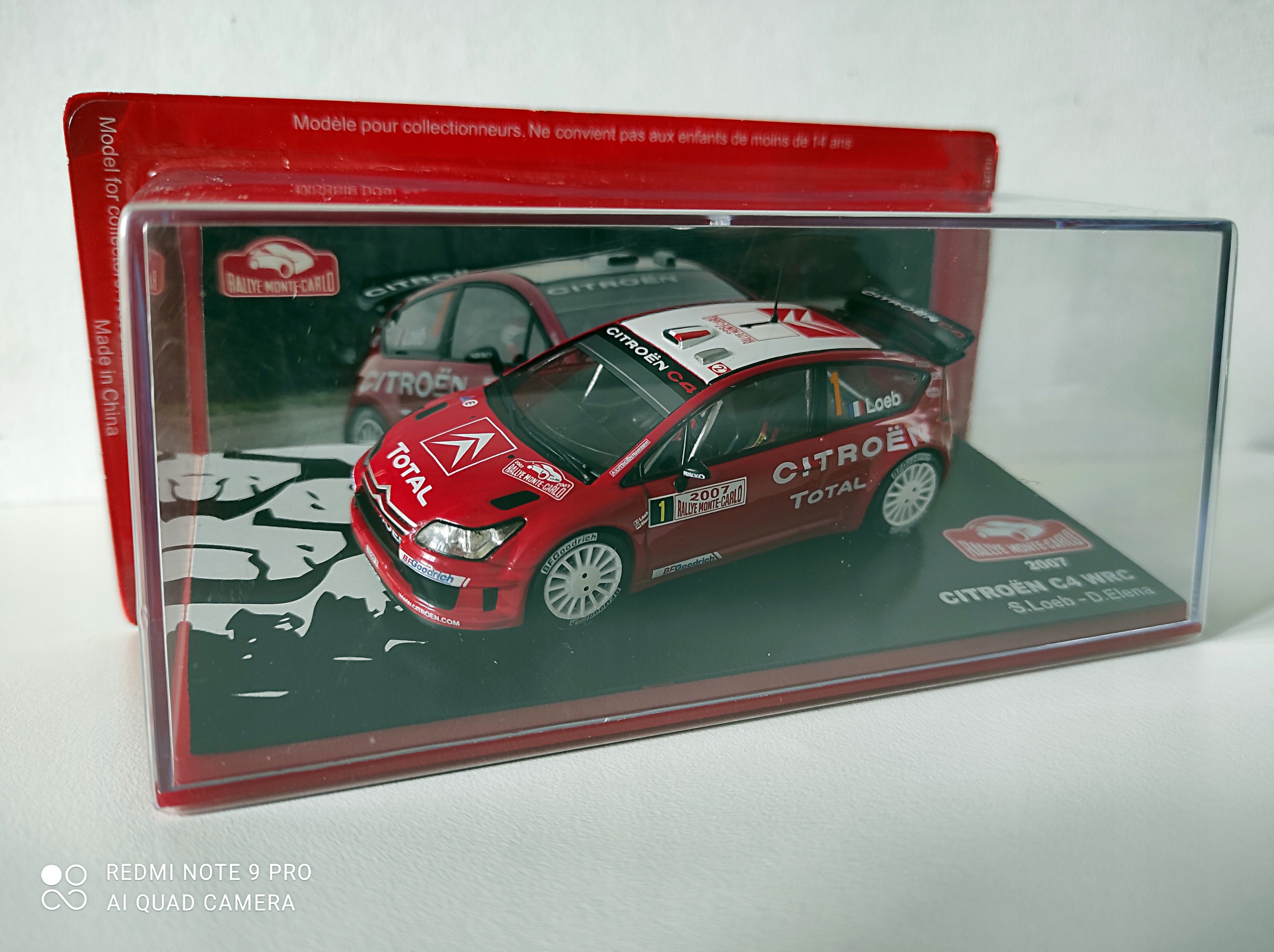Citroen C4 Wrc 07r Rallye Monte Carlo 2007 S. Loeb D.Elena 1:43