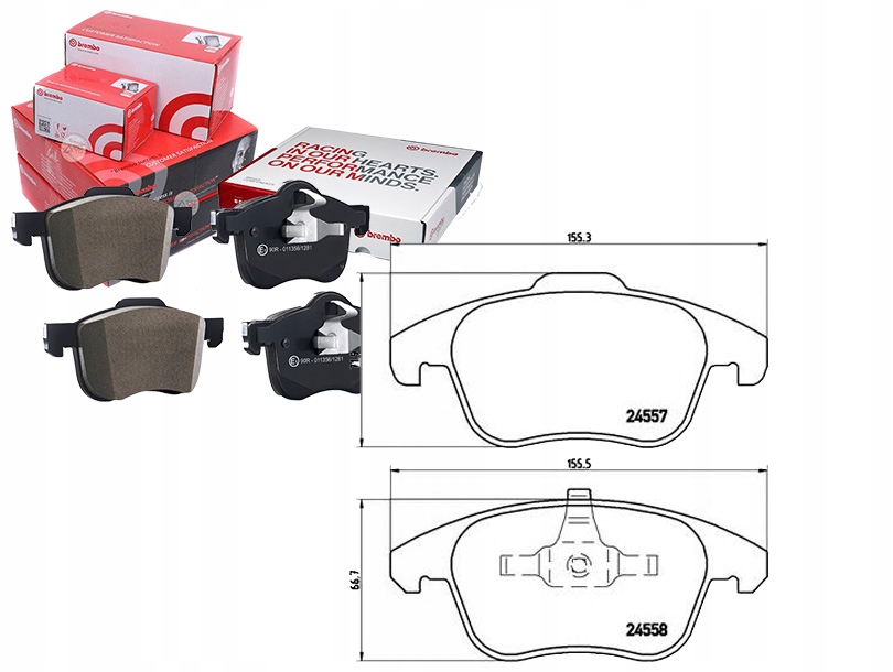 Brzdové Destičky Citroen C4 Picasso 06- Brembo
