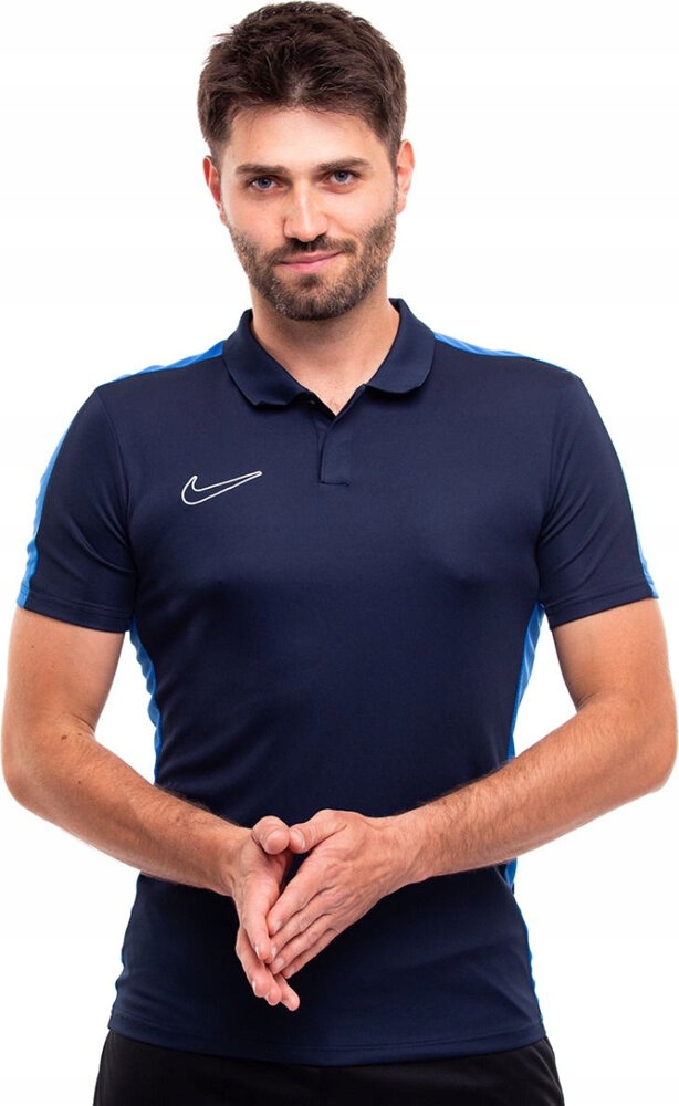 Tričko Pánské Nike Df Academy 23 Ss Polo Tmavě Modré DR1346 vel. M