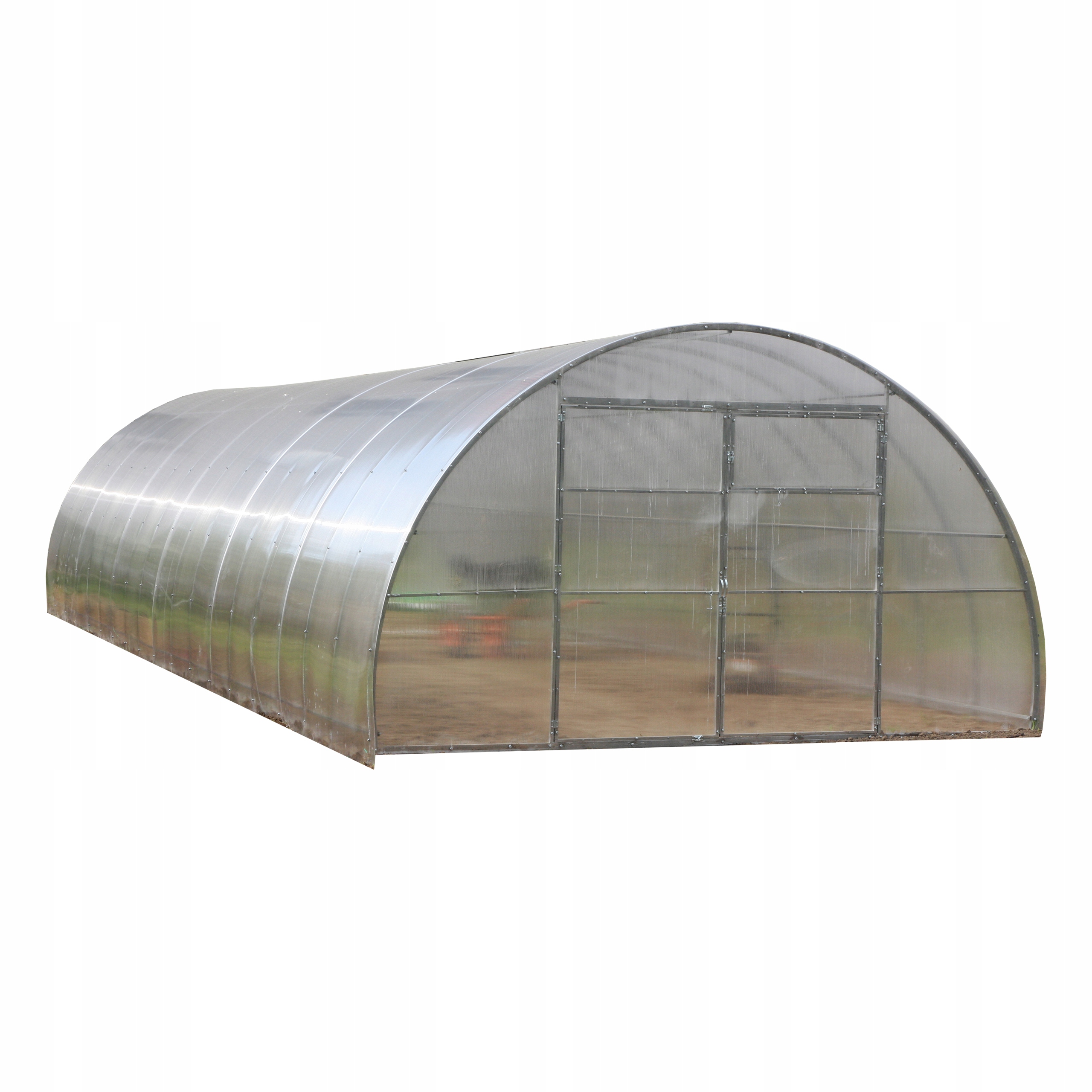 

Szklarnia Zofia 4x6m z Poliwęglanu 6mm p.40x20mm