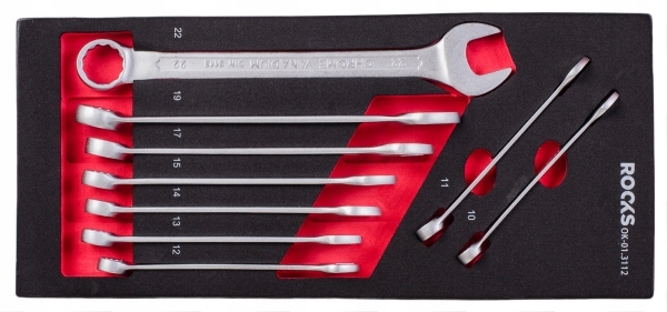 НАБОР ГАЕЧНЫХ КЛЮЧЕЙ 10-22 ММ, 9 CZ