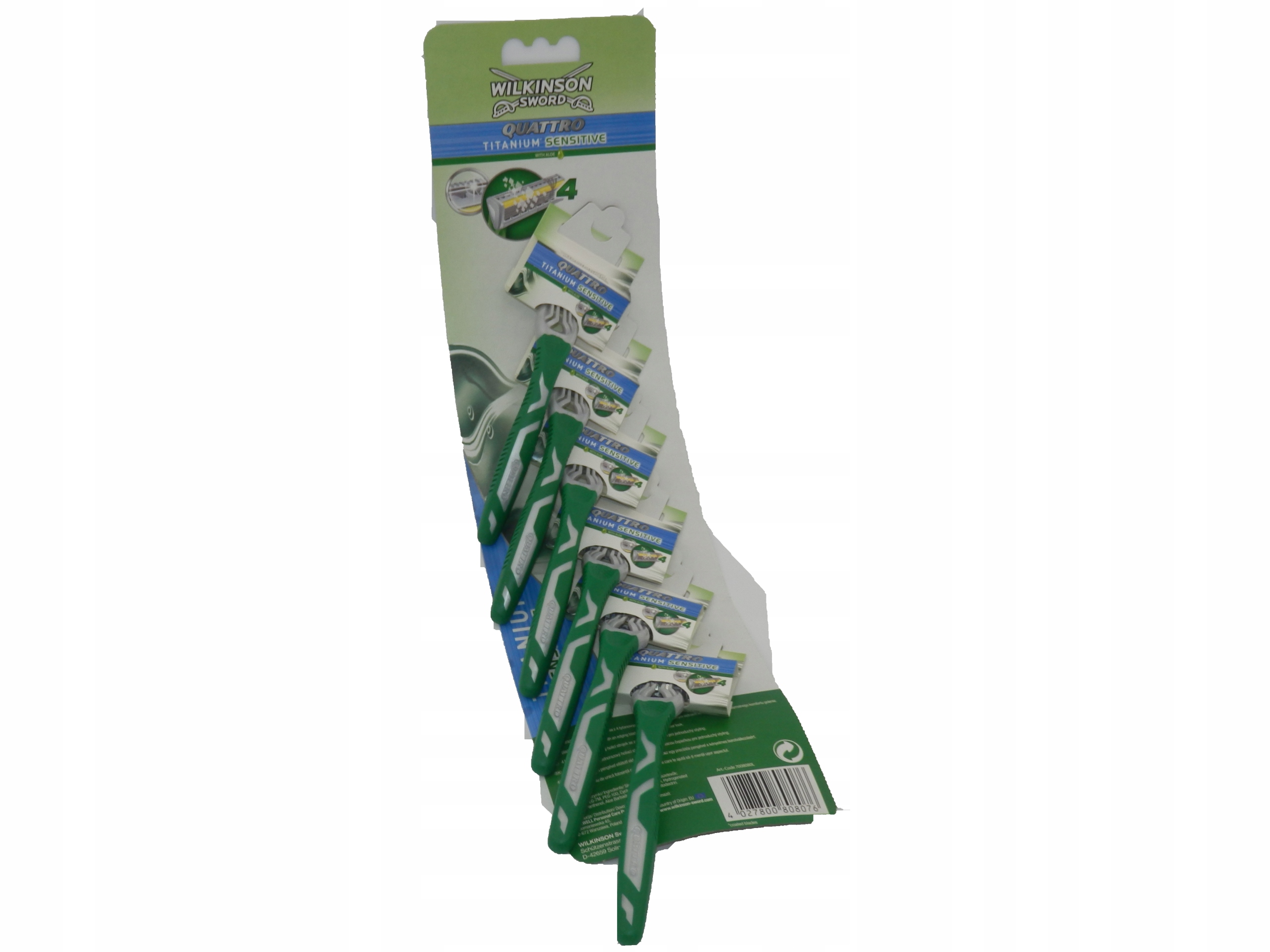 

Wilkinson Quattro Titanium Sensitive 6szt
