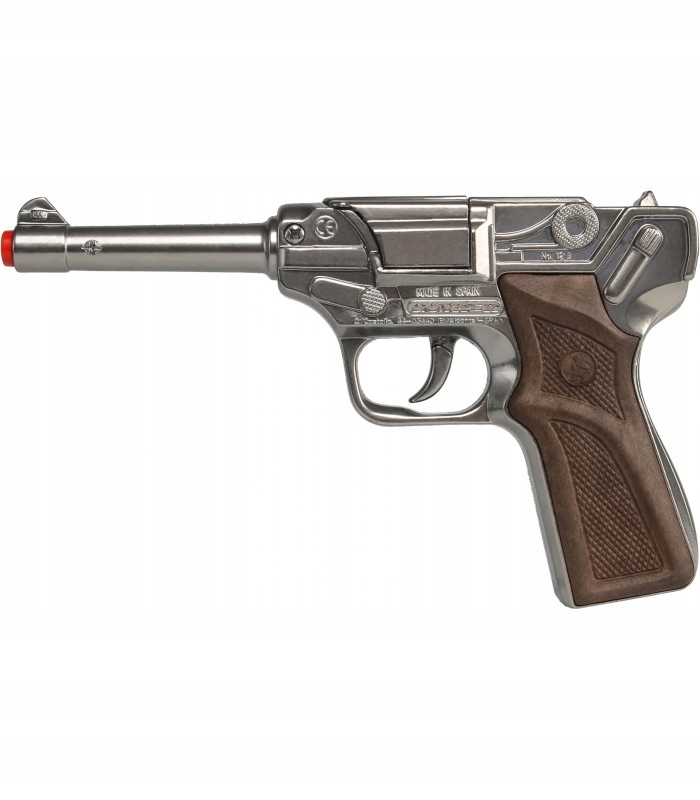 METALOWY REALISTYCZNY PISTOLET ZABAWKA KAPISZONY