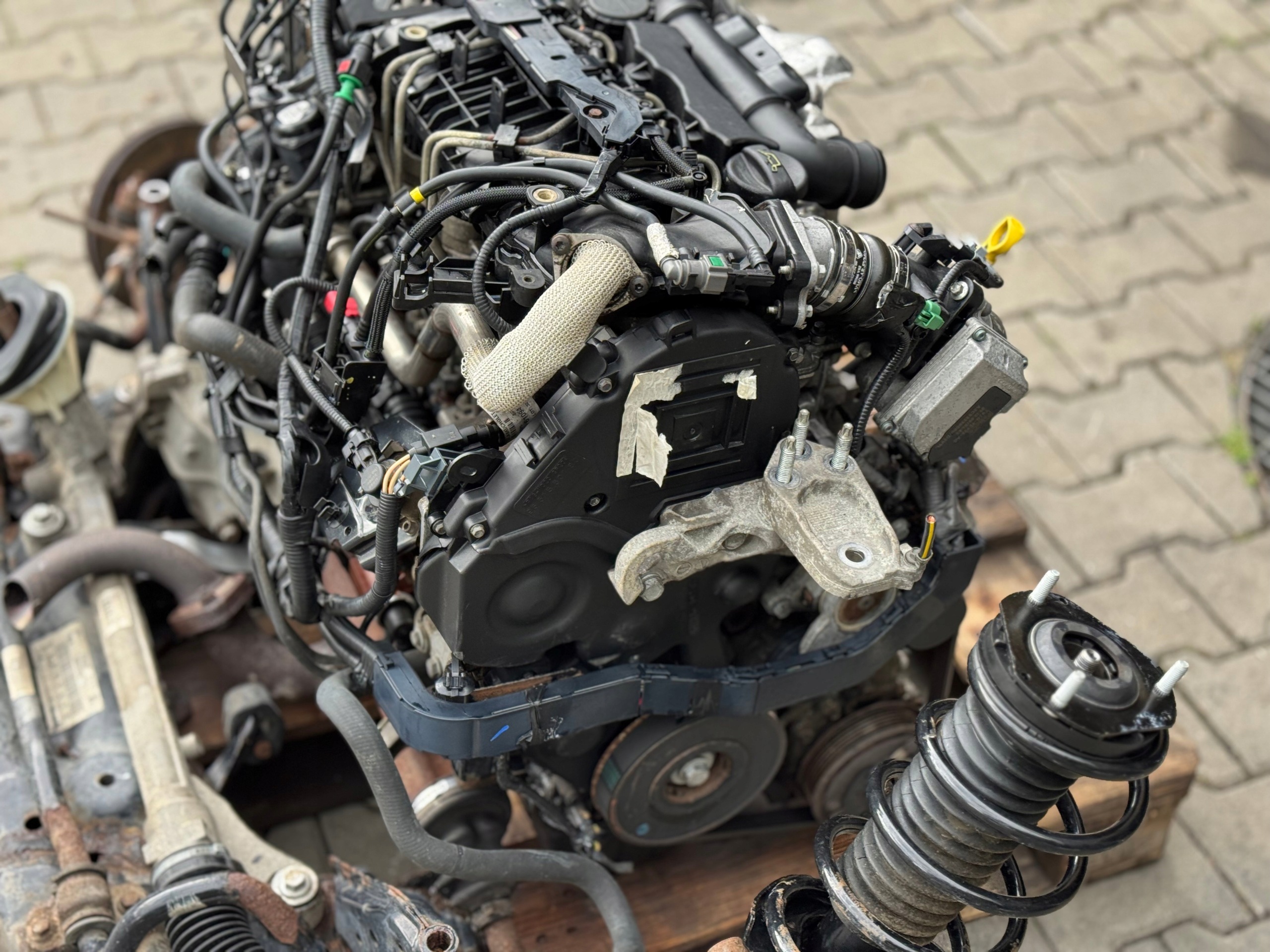 engine complete HHJD 1,6 TDCI FORD FIESTA MK7 09-17