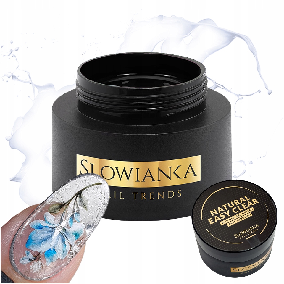 Slowianka Stavební Gel na nehty Easy Leveling 50 g Natural Easy Clear