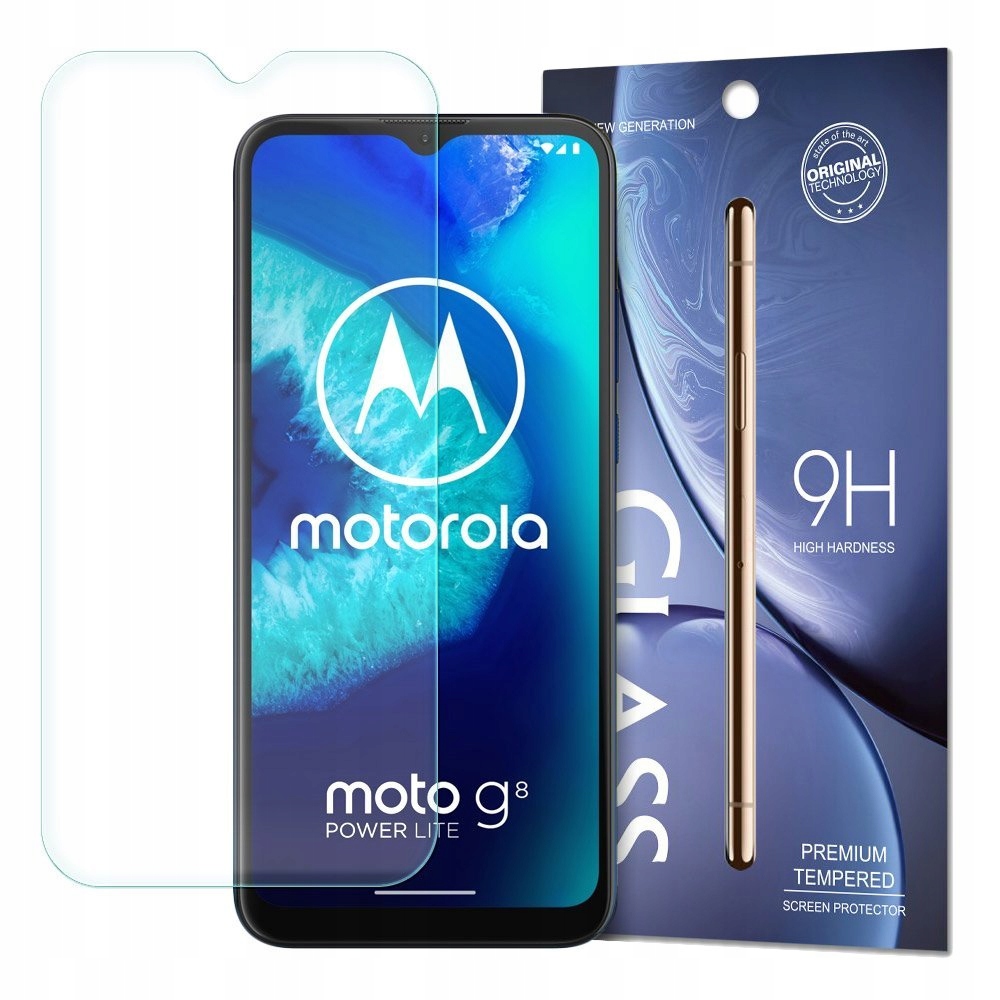 

Ochronne szkło hartowane 9H Moto G8 Power Lite