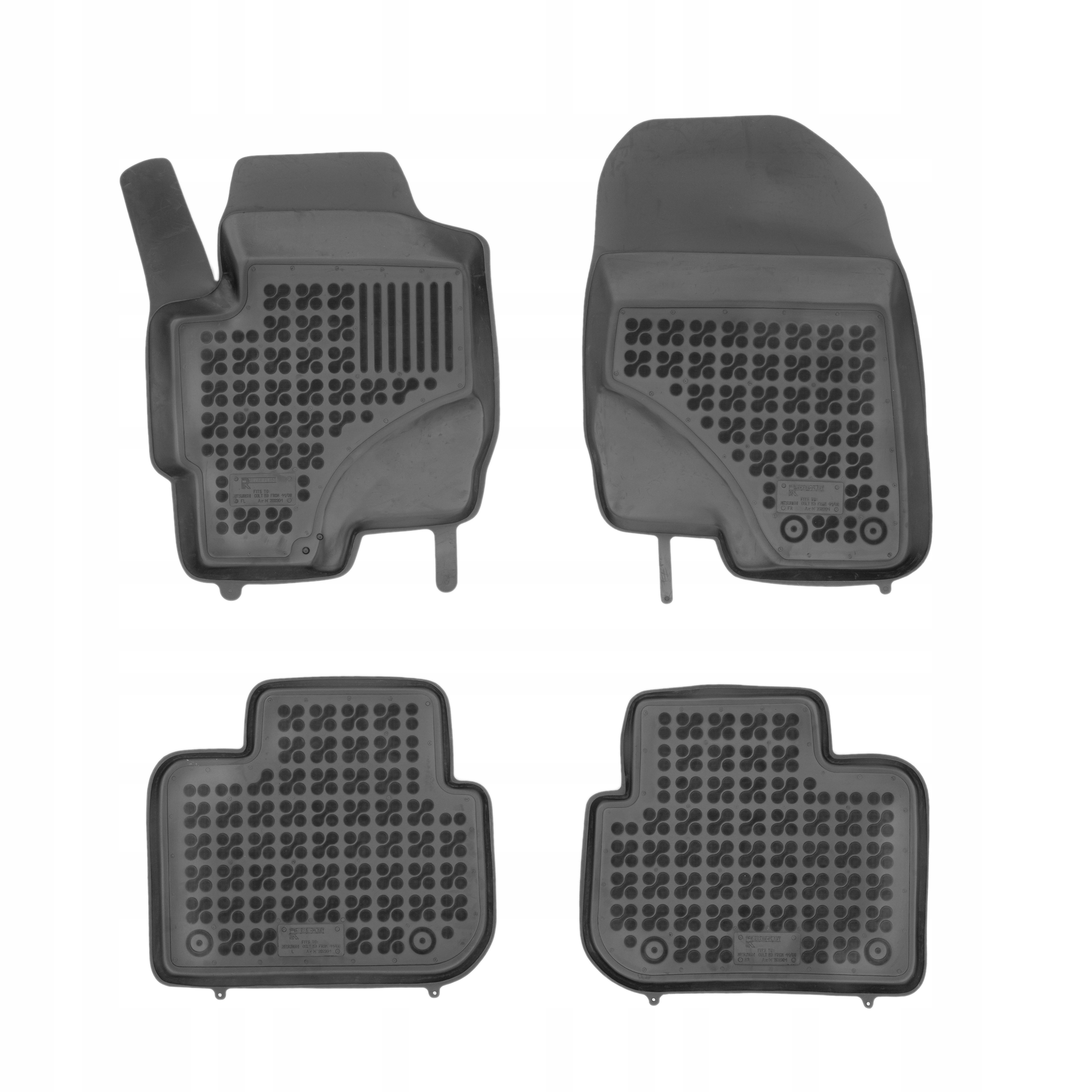 Килимки Різати-Пластик резинові 202301 4 el.