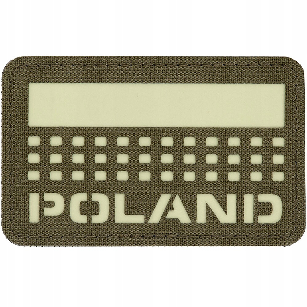 Naszywka Emblemat M-Tac Flaga Poland Laser Cut Ranger Green Luminate
