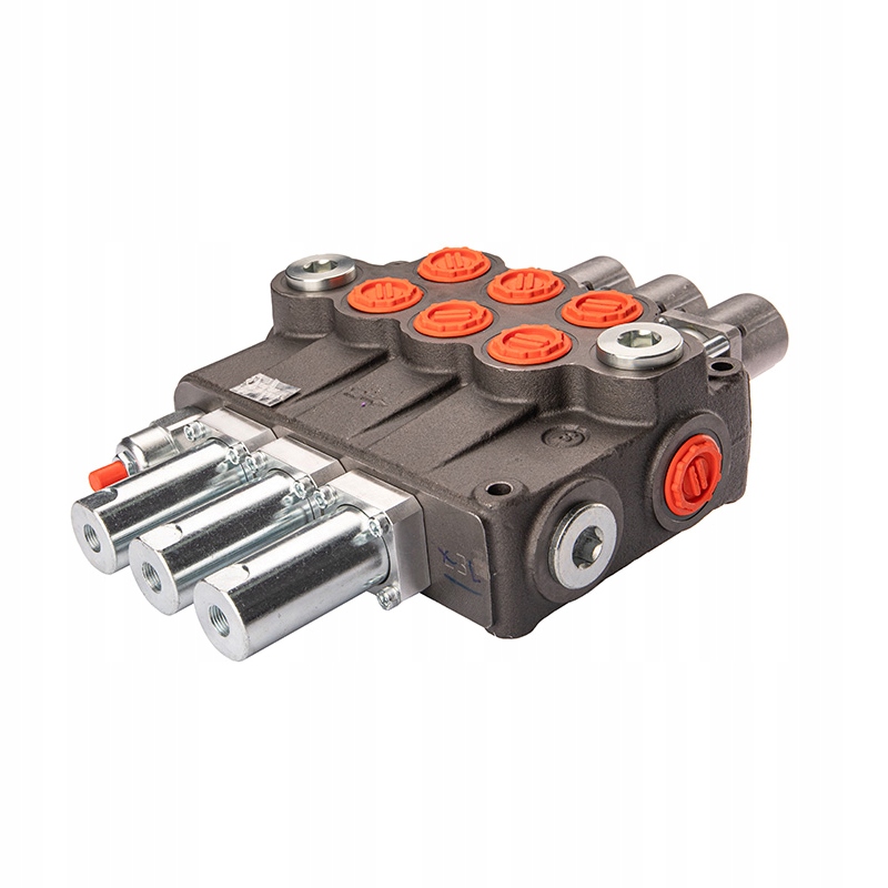 3-sekční hydraulický rozdělovač P160 l/min s posuvníkem a přídavnou polohou