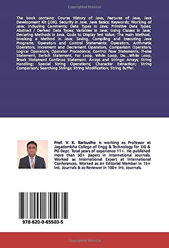 Karmore, Bhavana S. Java Programming: Basic of Java Programming Język publikacji angielski