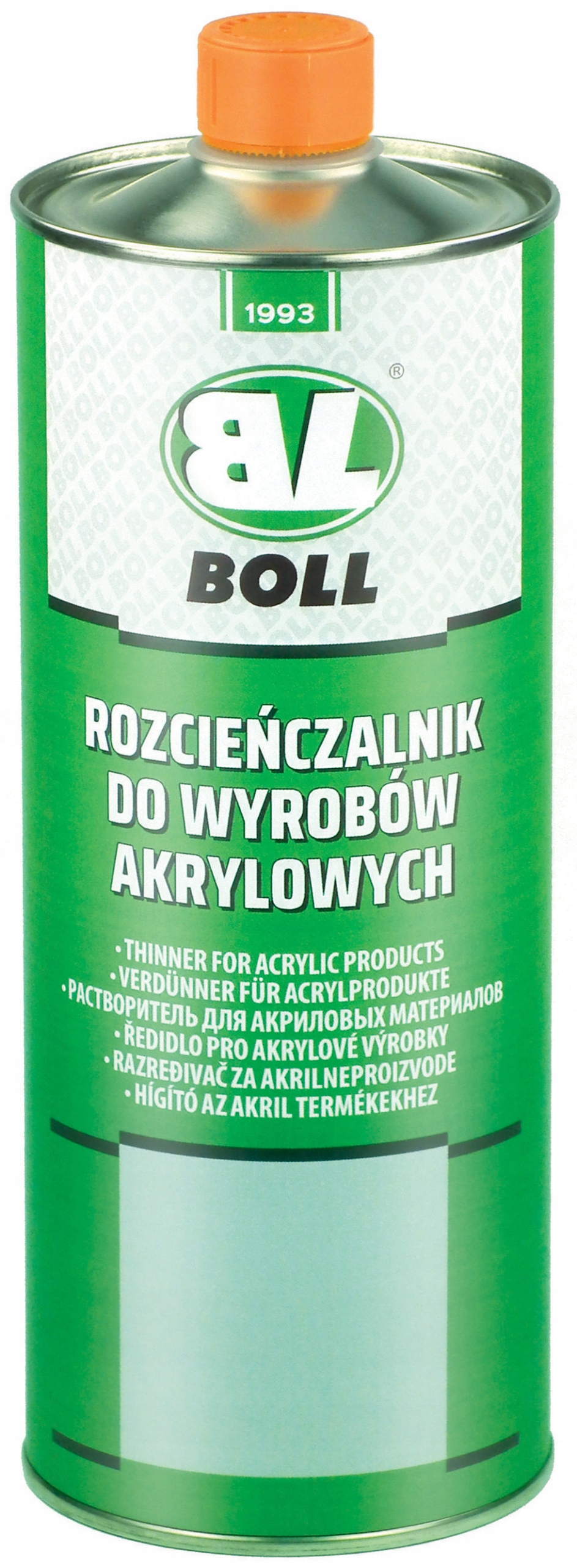 

Boll Rozcieńczalnik Do Wyrobów Akrylowych 1L
