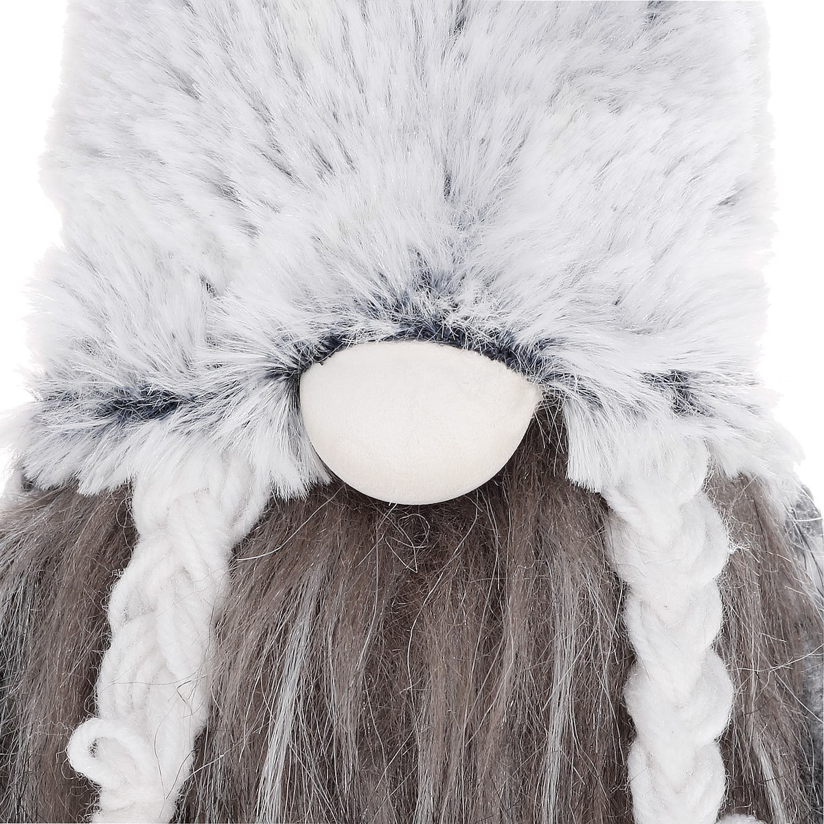 PANI SKRZAT KRASNAL Z WARKOCZAMI WŁOCHATY PREZENT Materiał dominujący inny