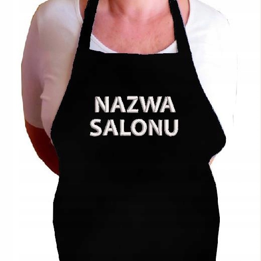 Dámská kosmetická zástěra s názvem kosmetického salonu beauty Bavlna