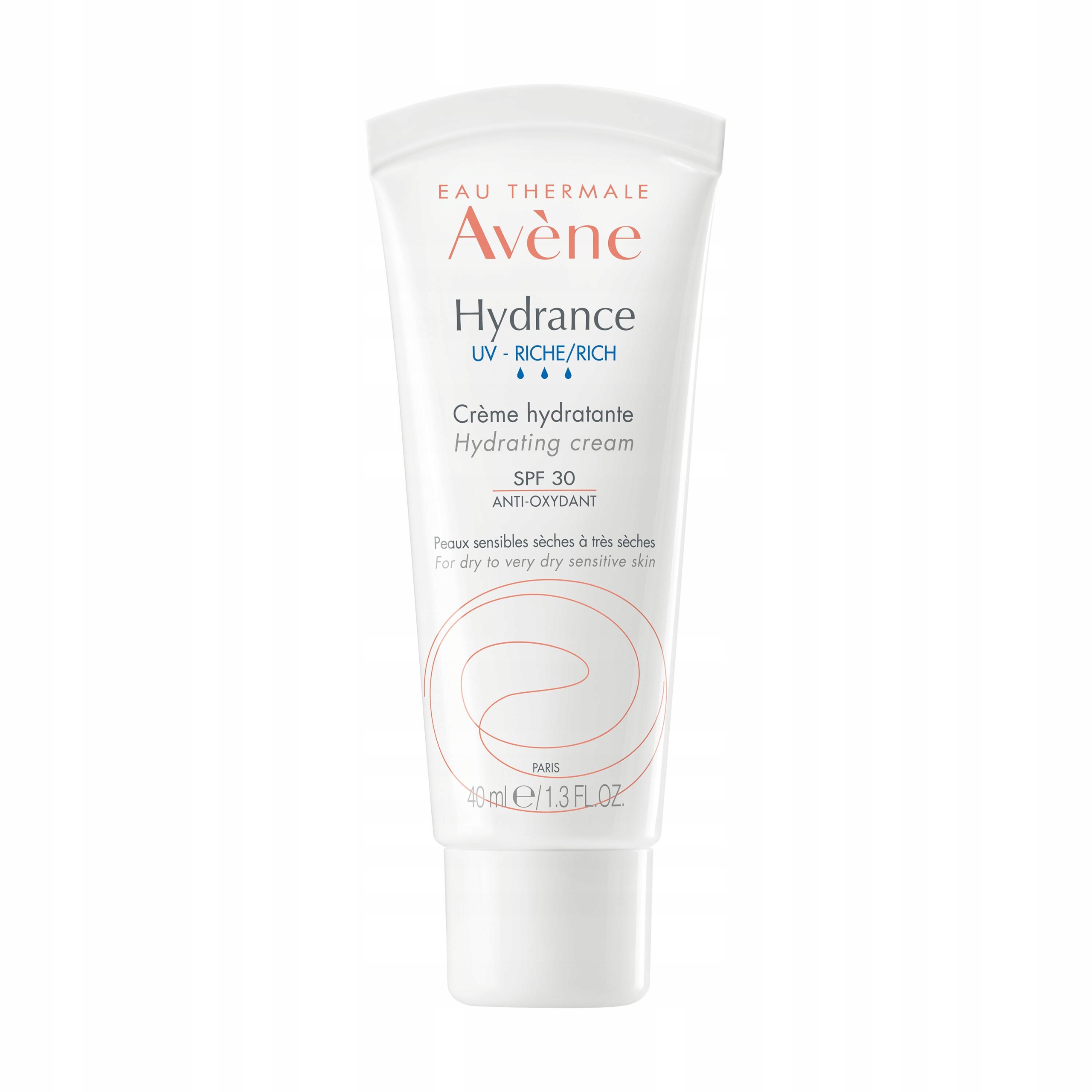 Avene Hydrance Uv Riche Bogaty krem nawilżający SPF30 40 ml