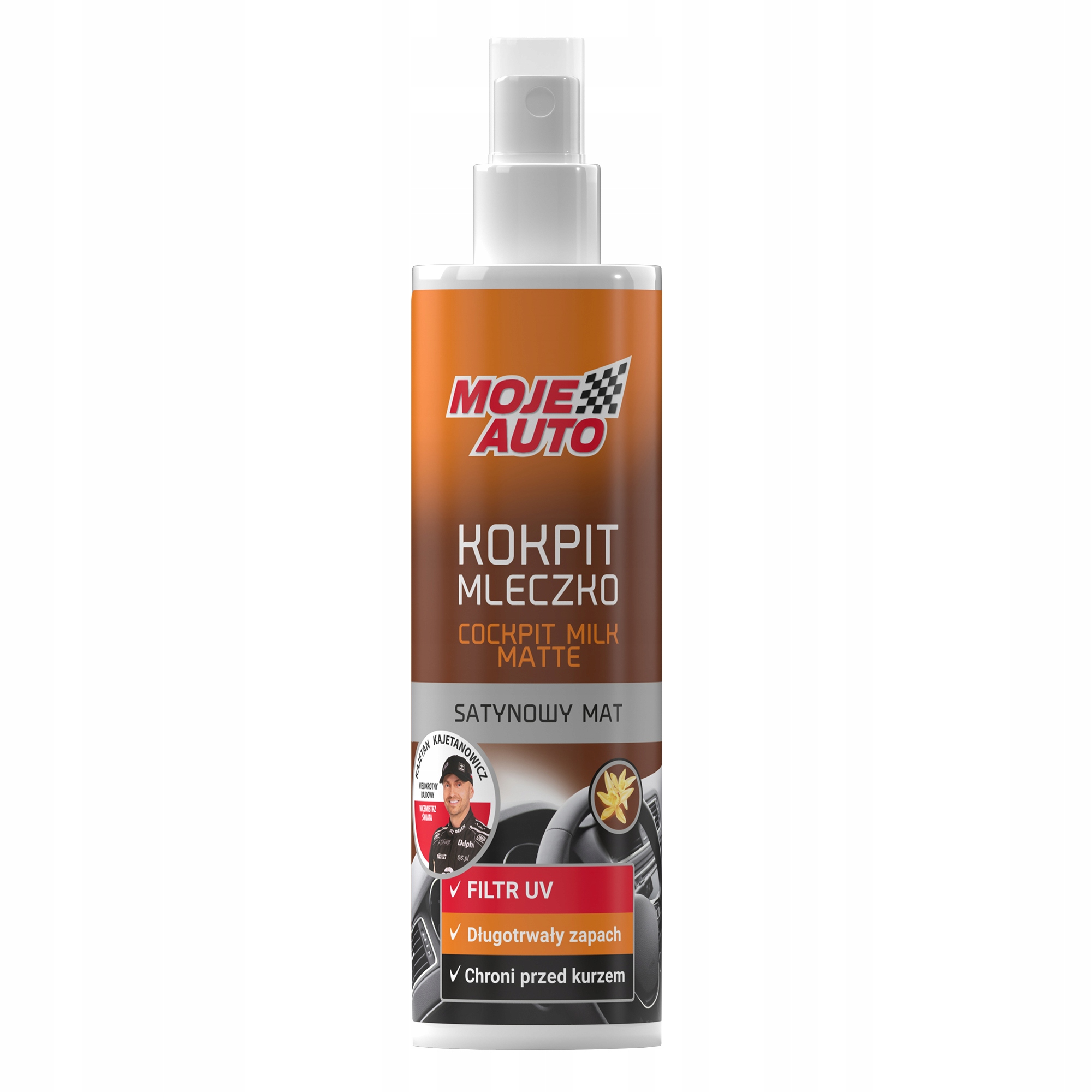 Moje Auto Mleczko do Czyszczenia Kokpitu Matt Zapach Wanilia 300ml