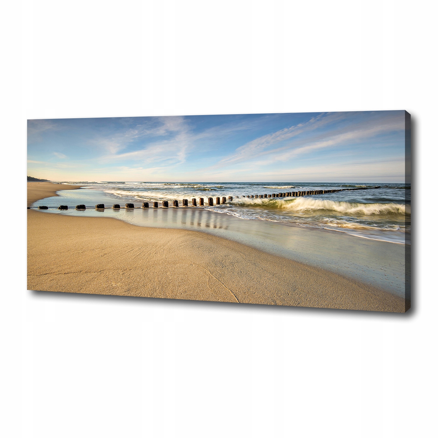 

Foto obraz na płótnie Plaża nad Bałtykiem 125x50cm