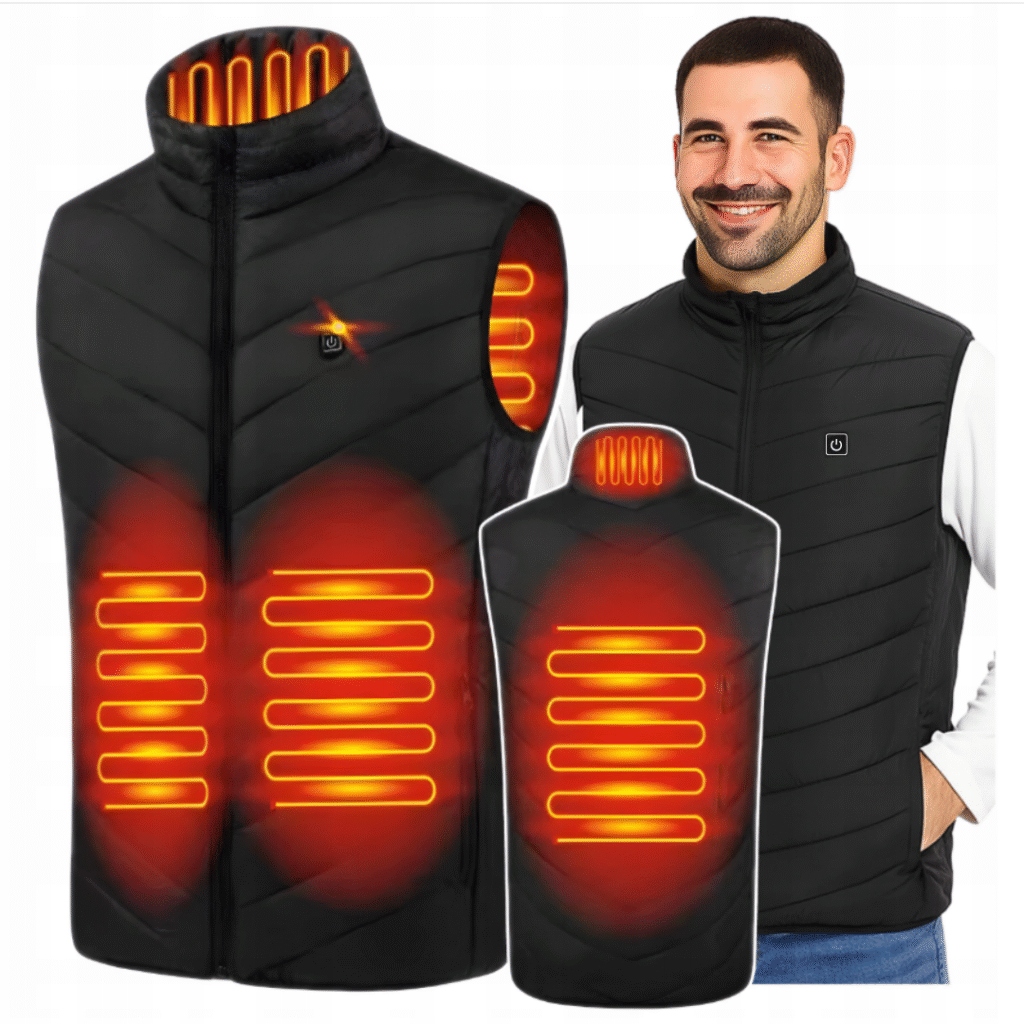 Kamizelka grzewcza z ładowaniem Usb S-m