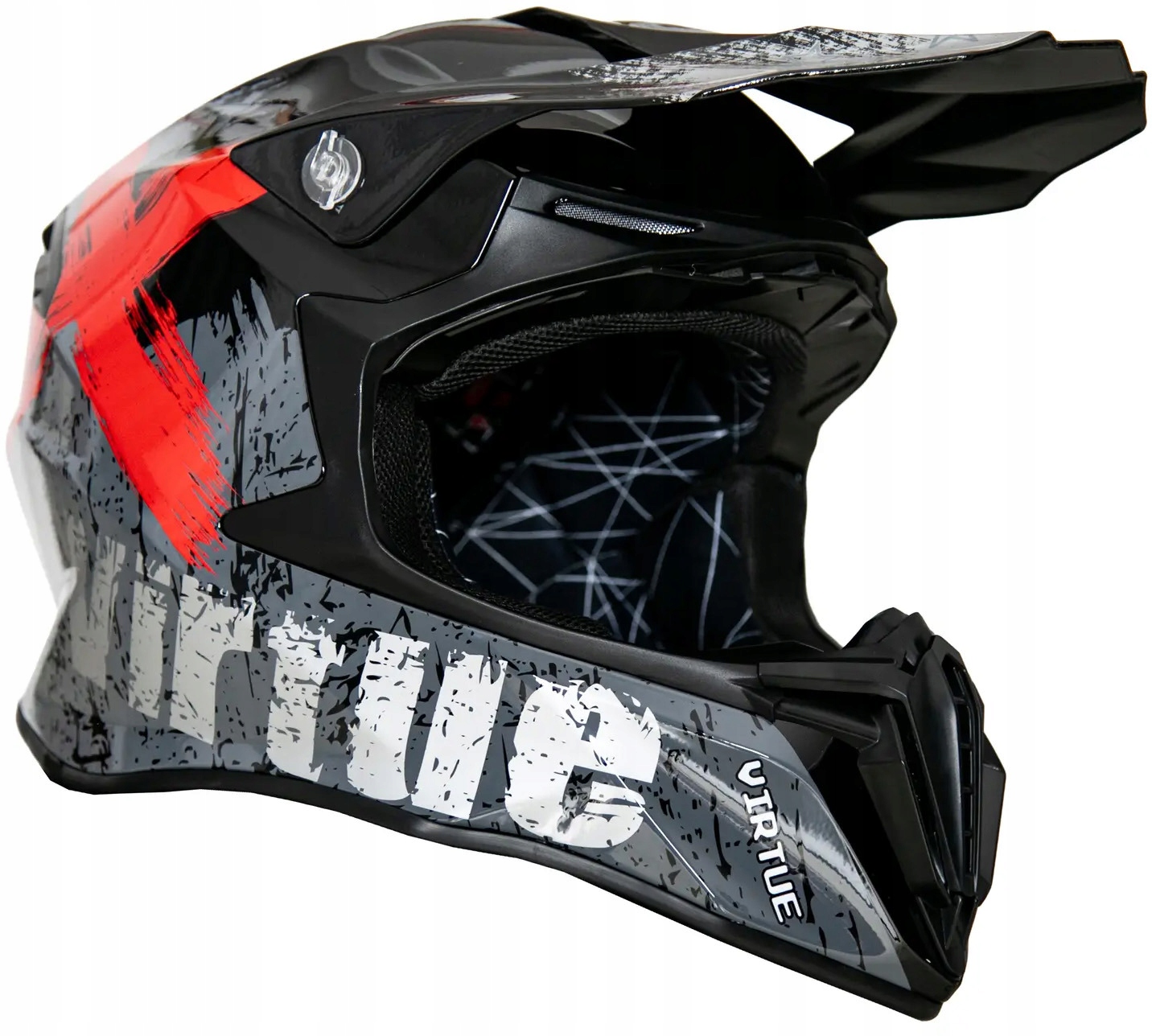 Kask motocyklowy TORQ-902 Czarno-szary (Rozmiar L)