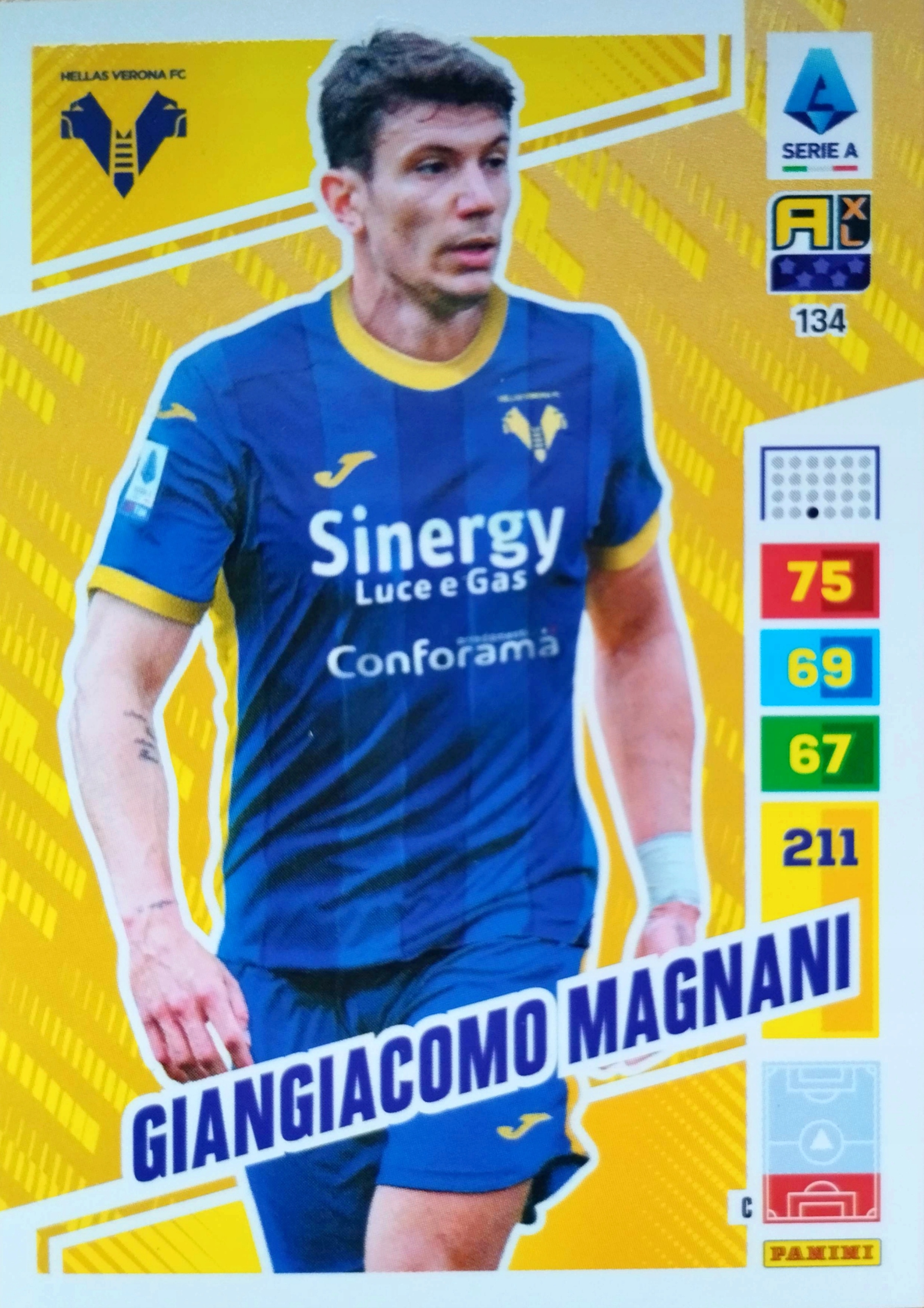 Panini Calciatori Liga Włoska 2023 2024 134 Magnani Hellas Verona