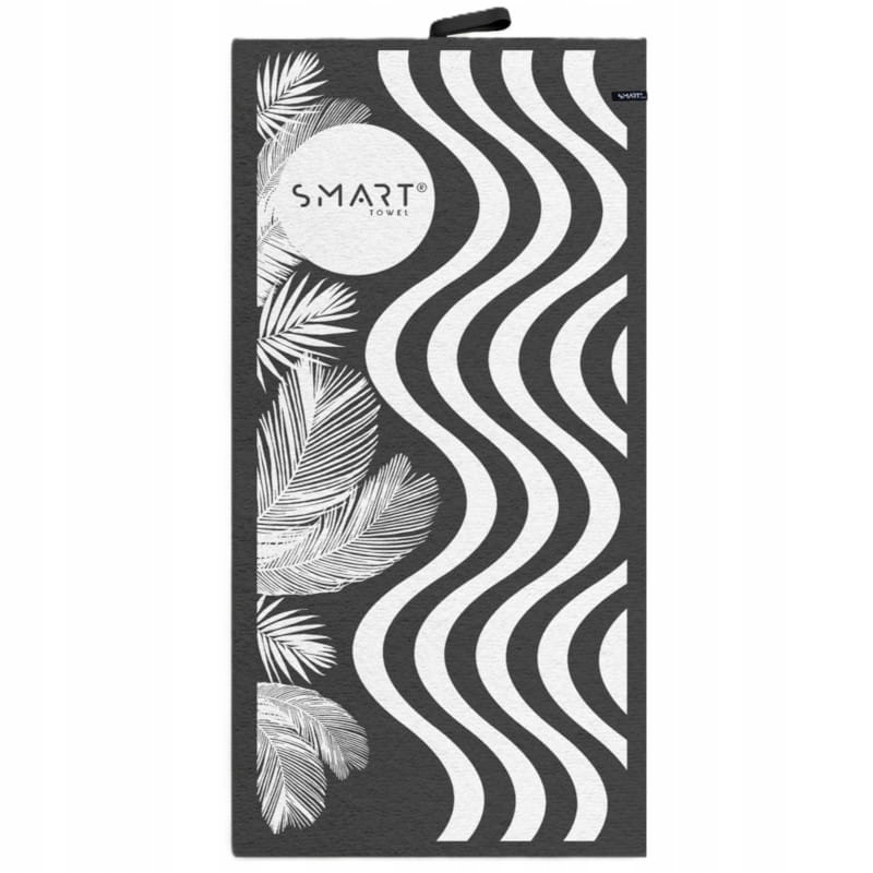 Texpol Lehký plážový bambusový ručník 75x150 Smarttowel Ipanema Black