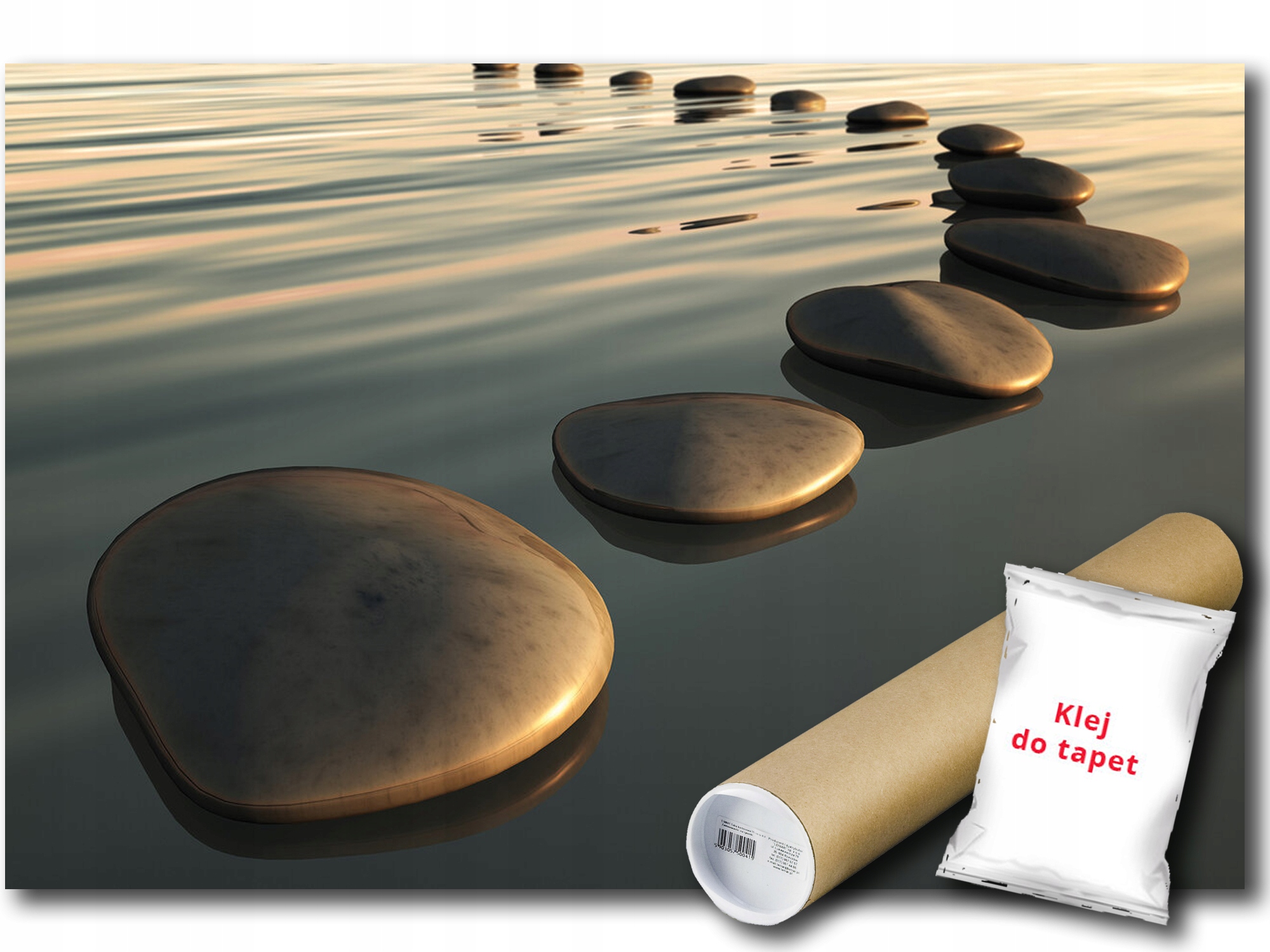 Vinylová Fototapeta Spa Zen Kamene Voda Harmonia Wellness Obnova 416x254