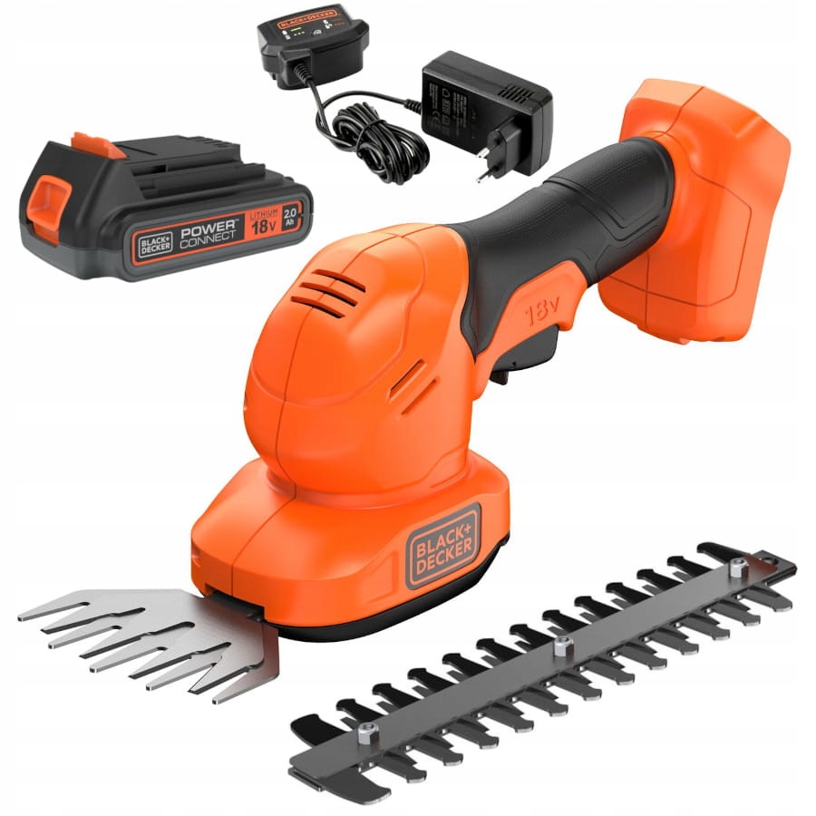 Nożyce do trawy i żywopłotu 18V Black Decker BCSS18D1 Aku 2Ah Ład