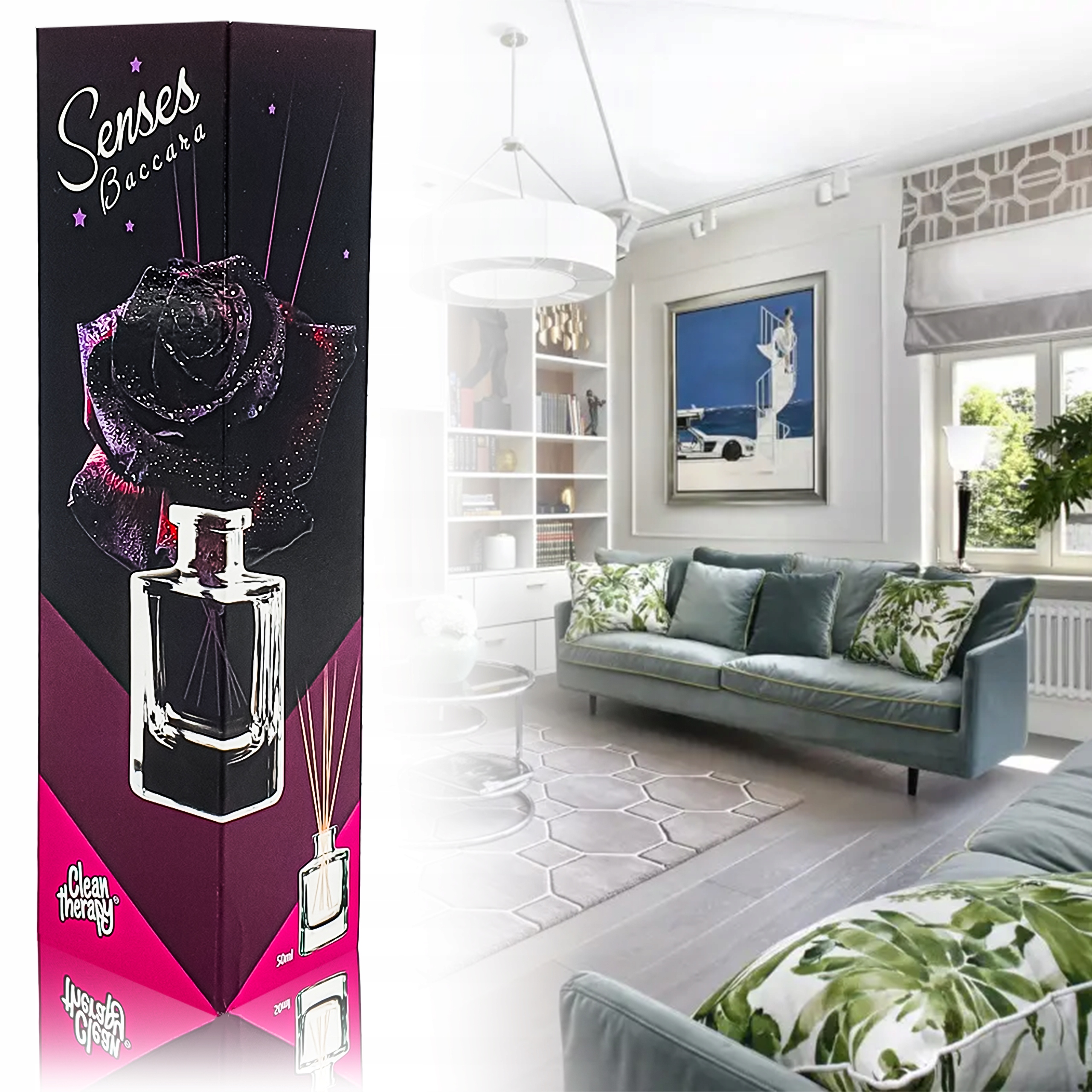 Odświeżacz Powietrza Olejki Eteryczne Baccara Rodzaj dyfuzor z patyczkiem