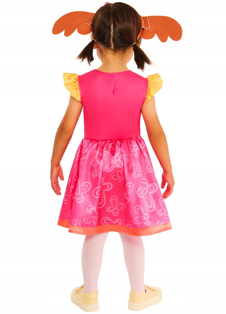 Strój Dla Dziewczynki Sula Bing Różowa Sukienka Opaska 1-2 lata