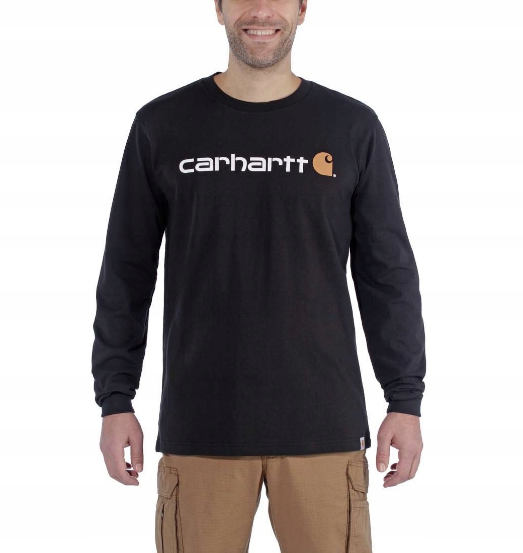 Tričko Carhartt Emea Signature Graphic L/s Black